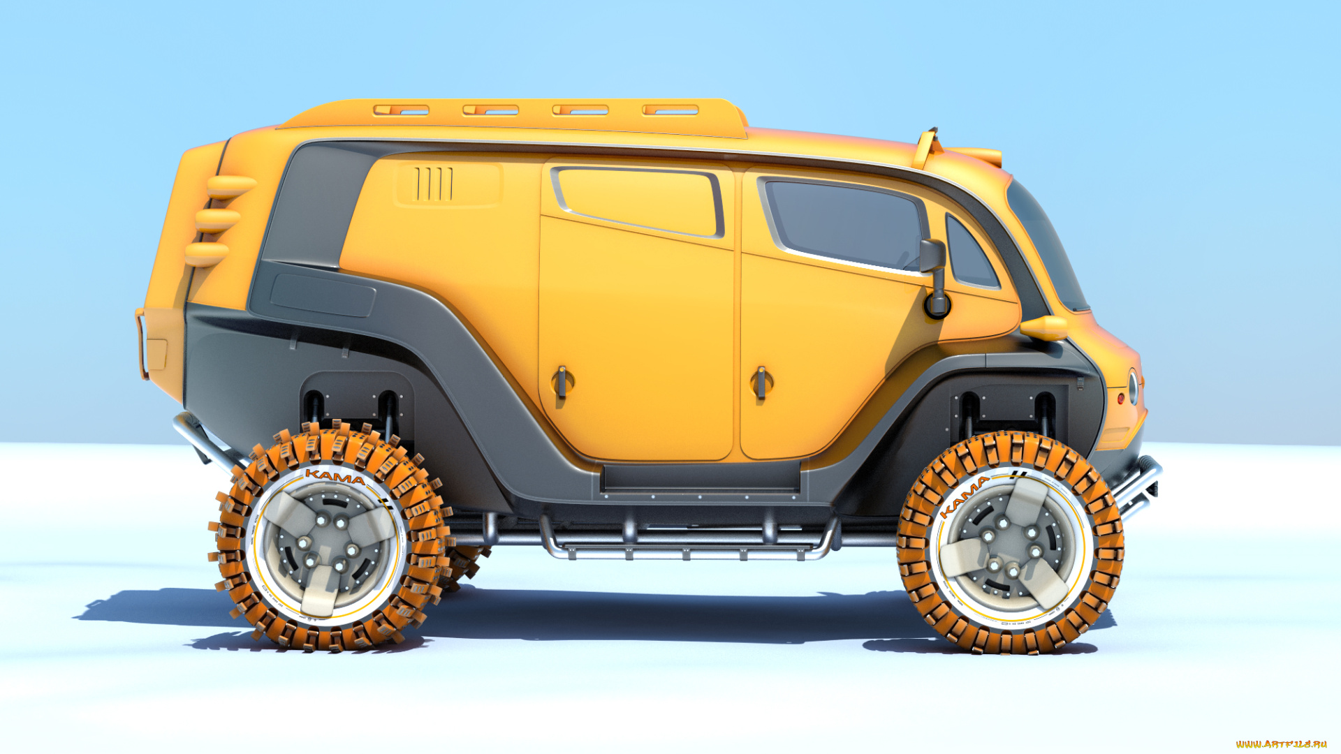 uaz-2033, автомобили, 3д, uaz, 2033, дизайн, графика