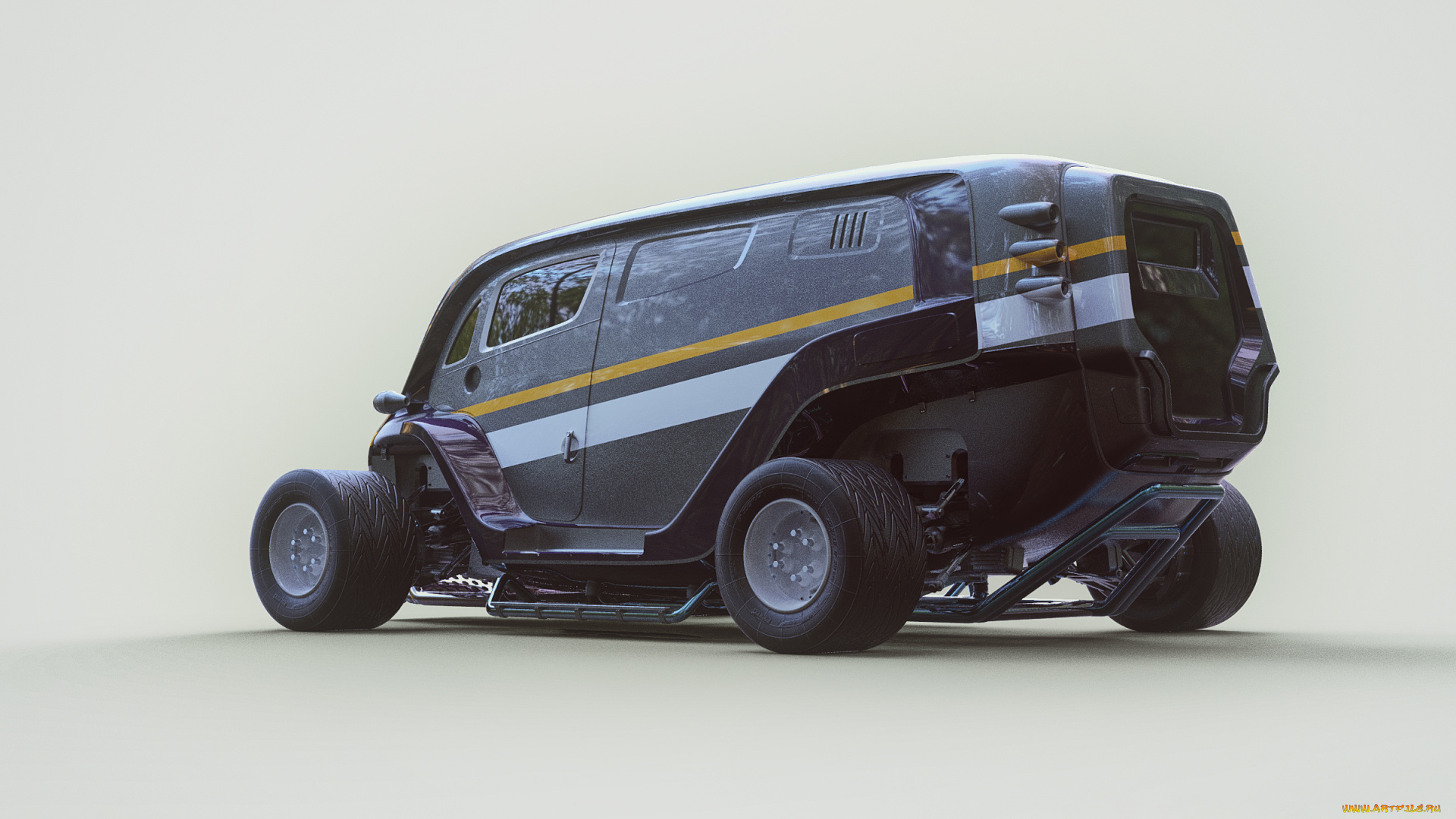 uaz-2033, gt, автомобили, 3д, 2033, uaz, дизайн, графика, gt