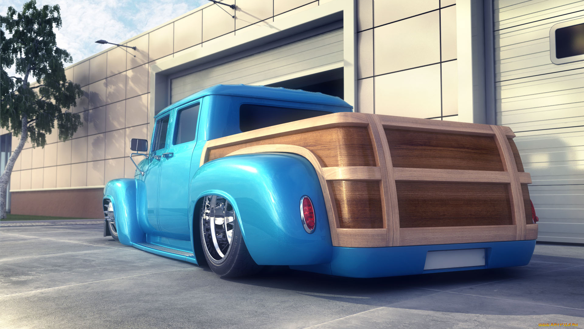 zil-130, hot, rod, автомобили, 3д, hot, 130, zil, rod