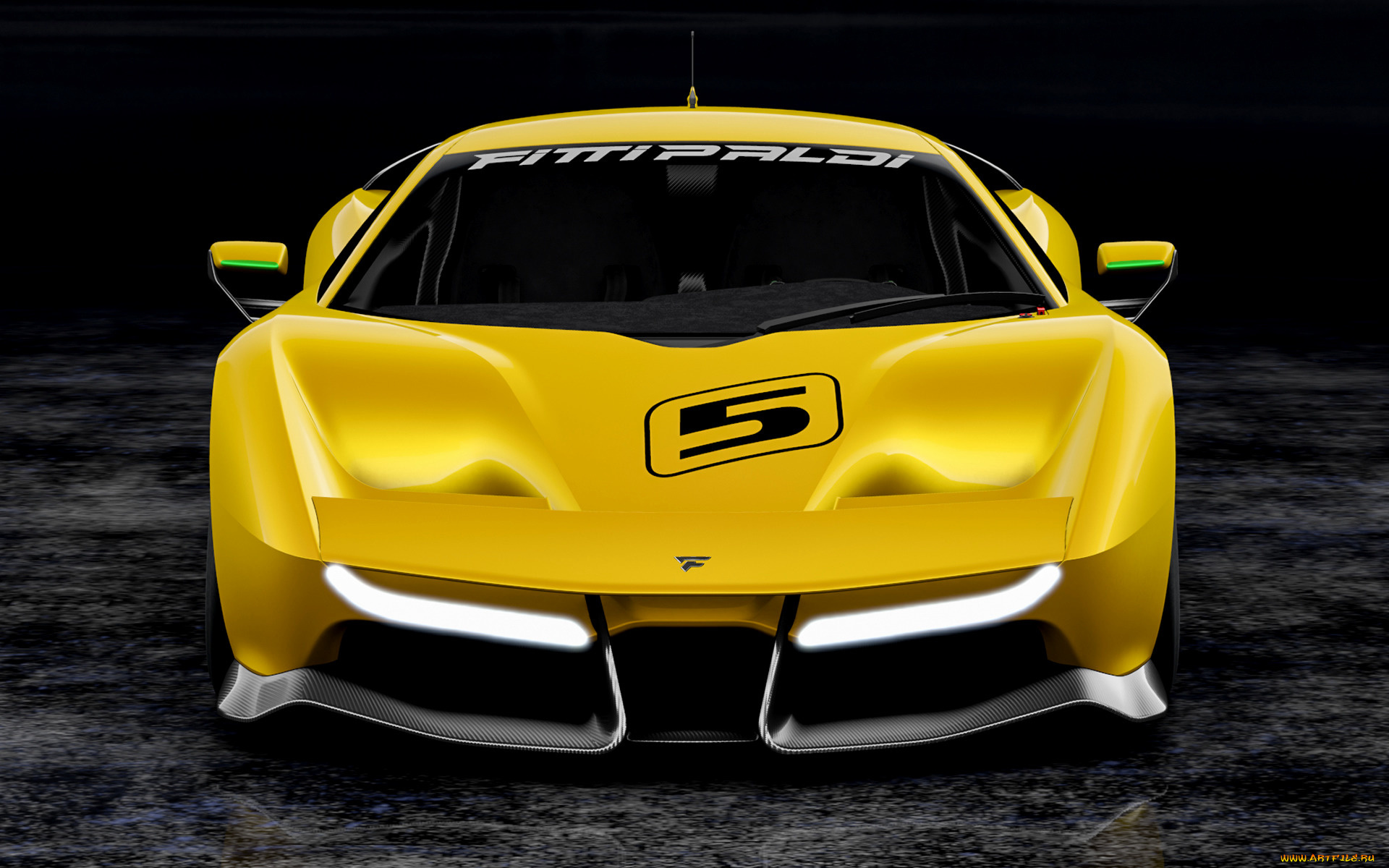 pininfarina, fittipaldi, ef7, vision, gran, turismo, concept, 2017, автомобили, pininfarina, vision, ef7, fittipaldi, жёлтая, 2017, concept, turismo, gran