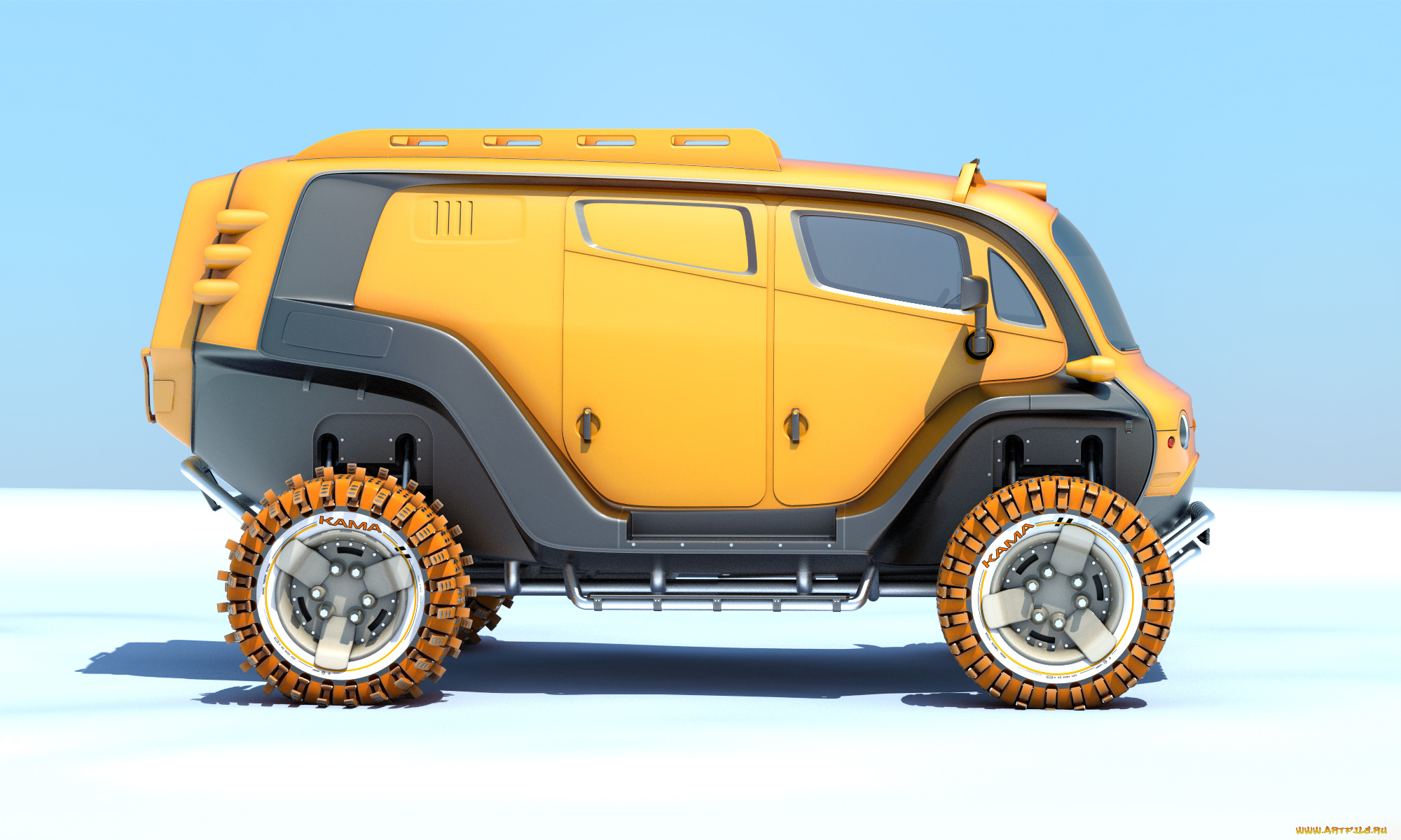 uaz-2033, автомобили, 3д, uaz, 2033, дизайн, графика