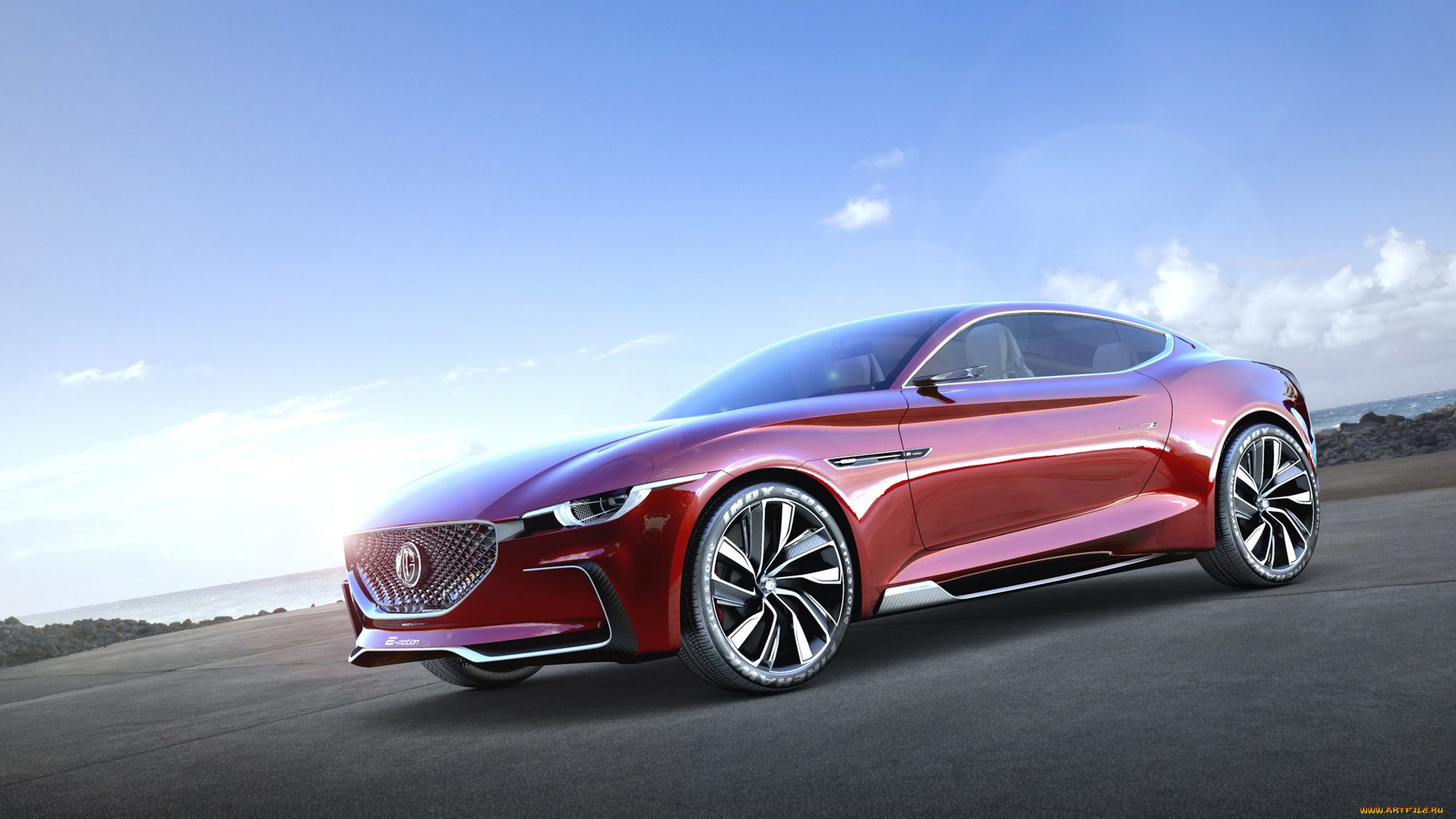 mg, e-motion, concept, 2017, автомобили, 3д, вишнёвый, concept, 2017, e-motion, mg