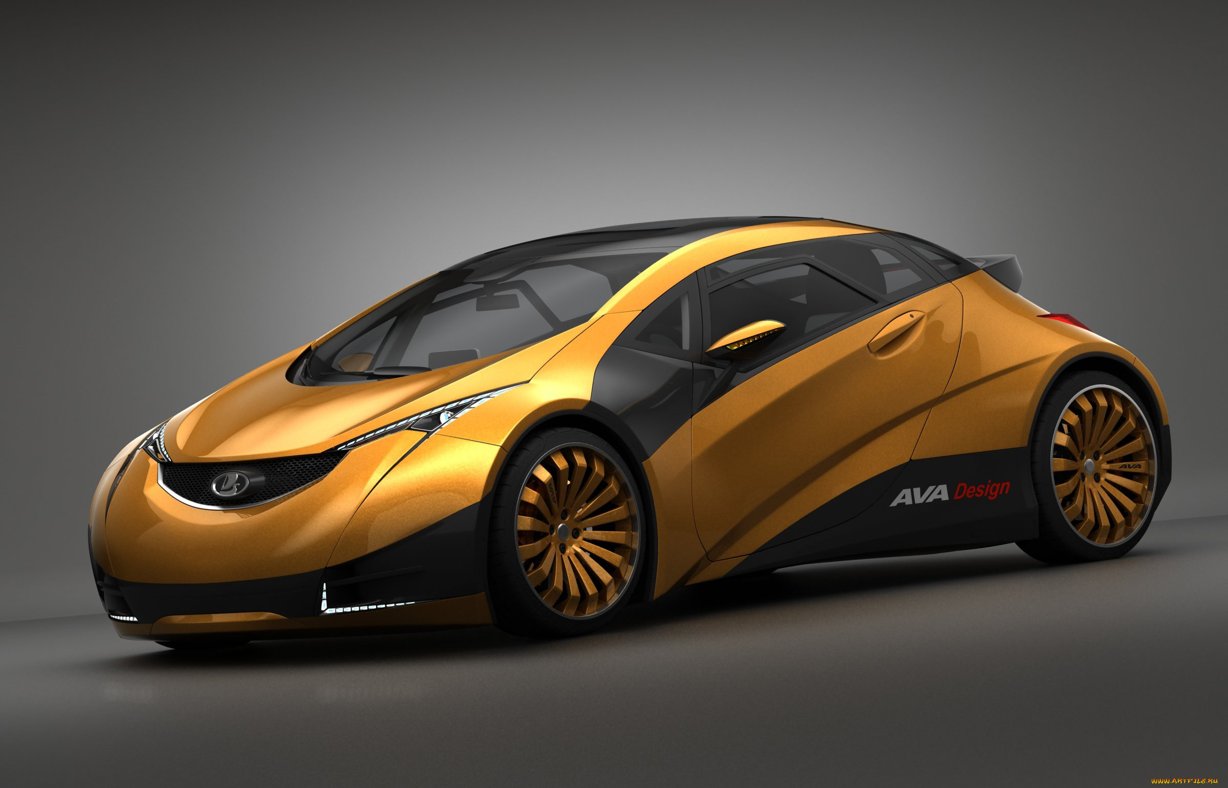 lada, oka, concept, 2017, автомобили, 3д, 2017, oka, concept, lada