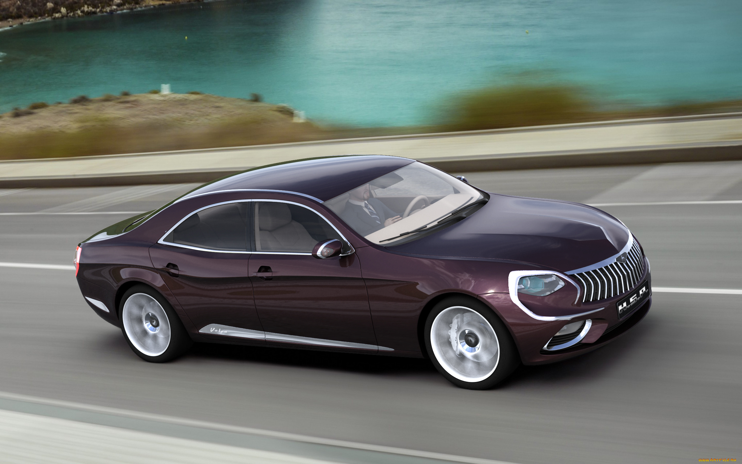 gaz, volga, 2020, concept, автомобили, 3д, concept, 2020, volga, gaz