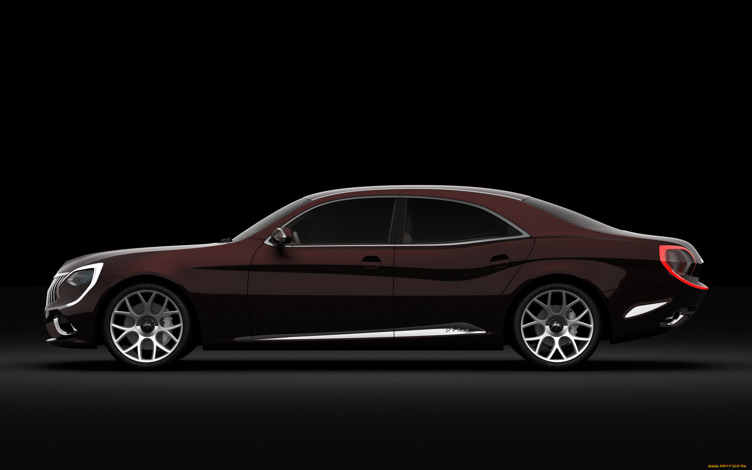 gaz, volga, 2020, concept, автомобили, 3д, concept, 2020, volga, gaz