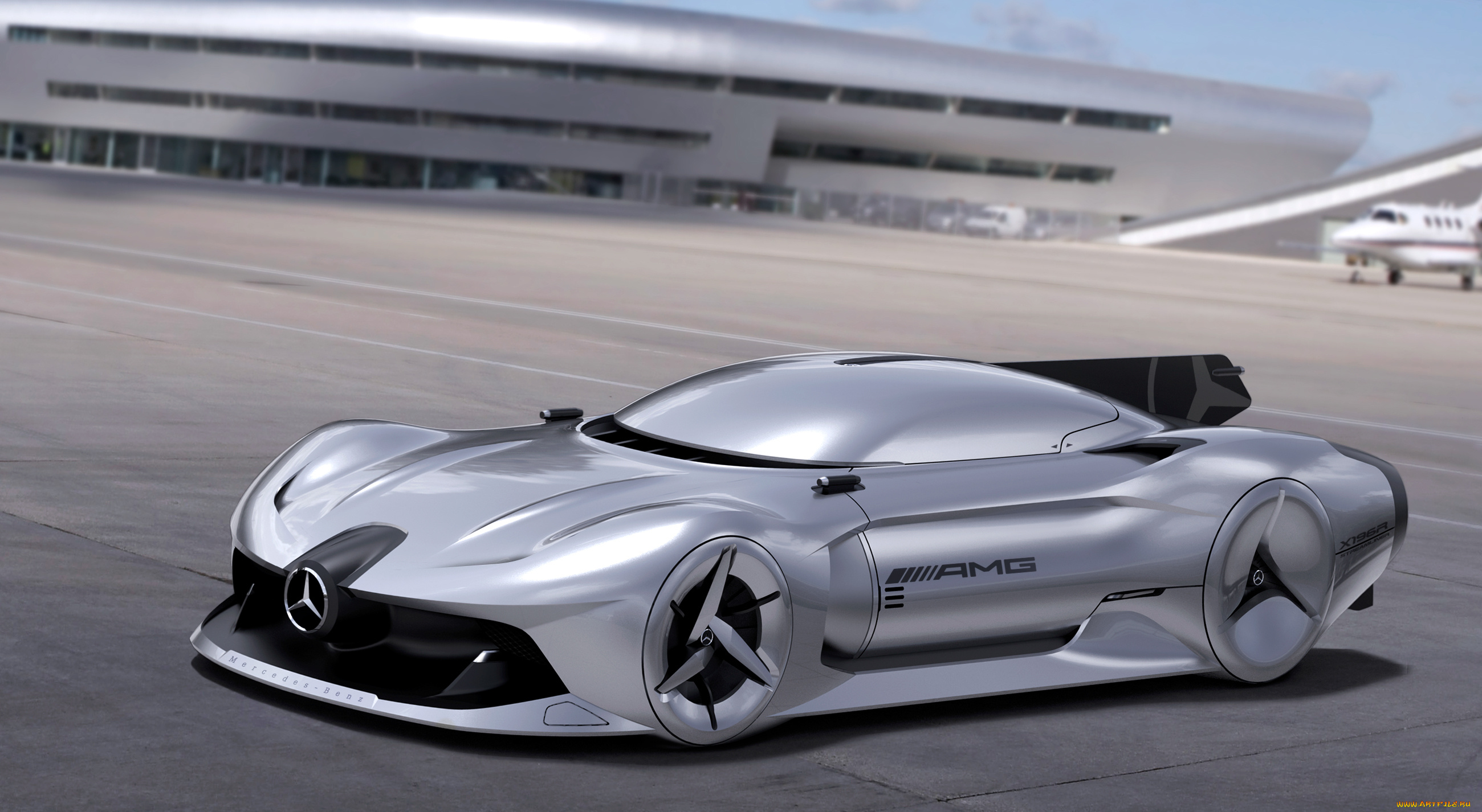 mercedes-benz, 2040, w196r, streamliner, concept, автомобили, 3д, streamliner, concept, 2040, w196r, mercedes-benz