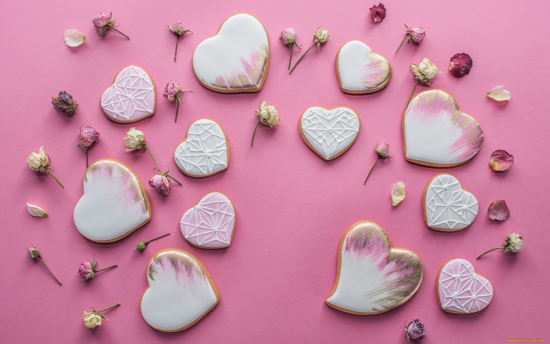 праздничные, угощения, декор, valentines, day, сердечки