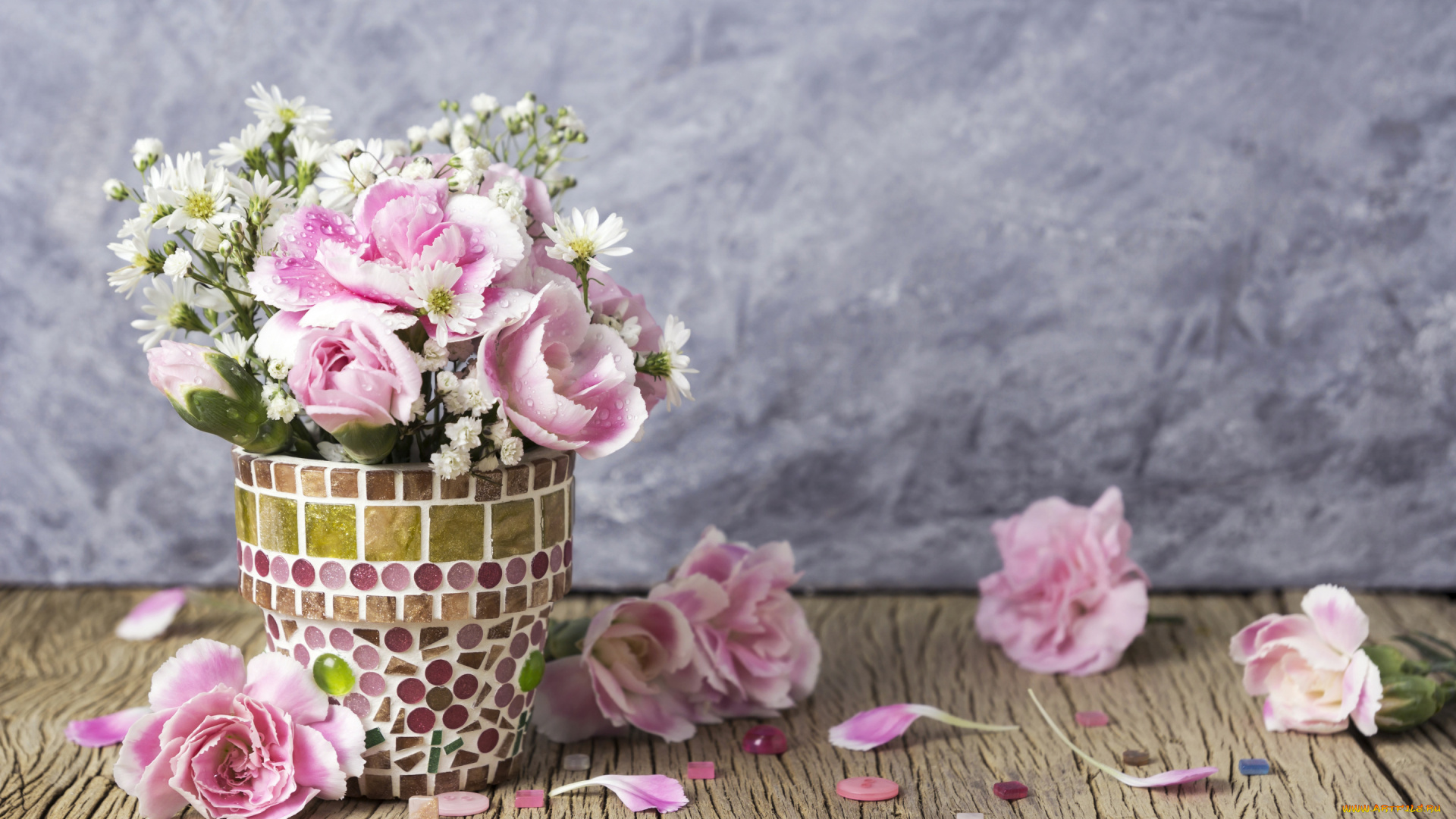 цветы, букеты, , композиции, розовые