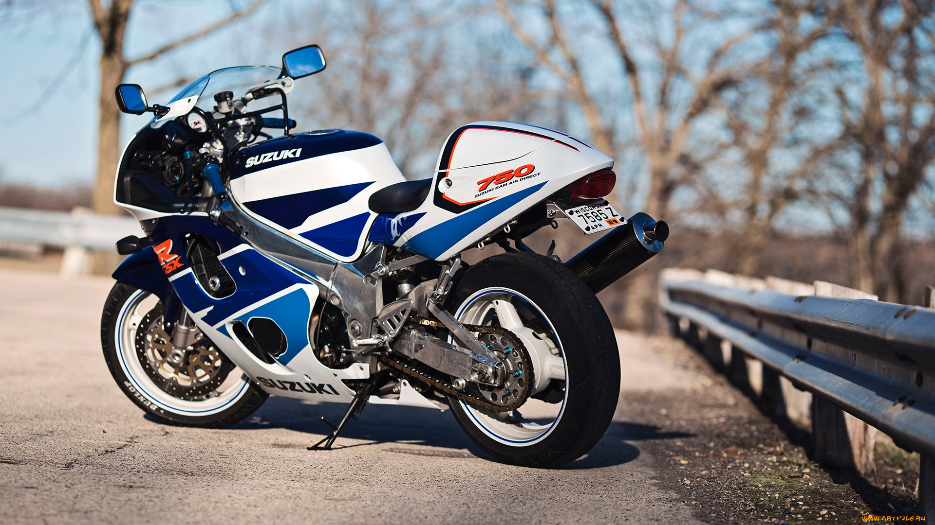 мотоциклы, suzuki, gsx-r, 750