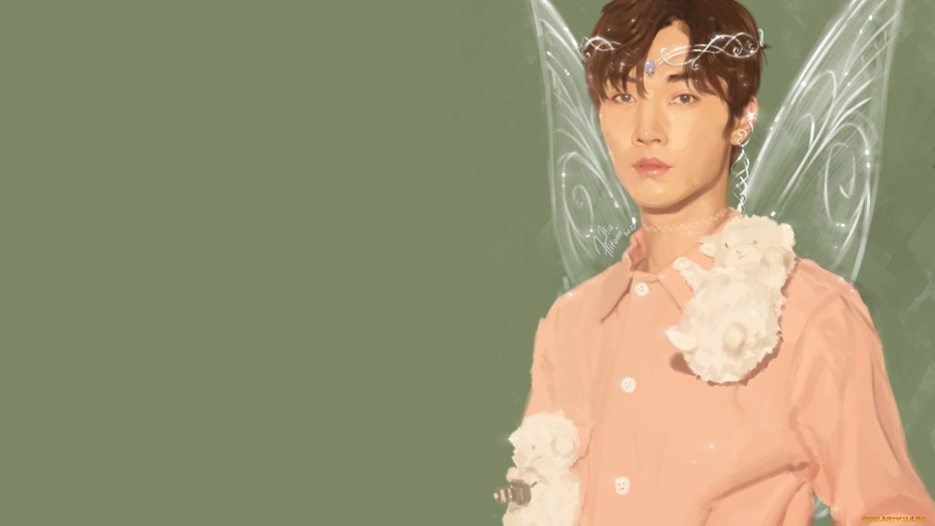 рисованное, люди, сун, цзиян