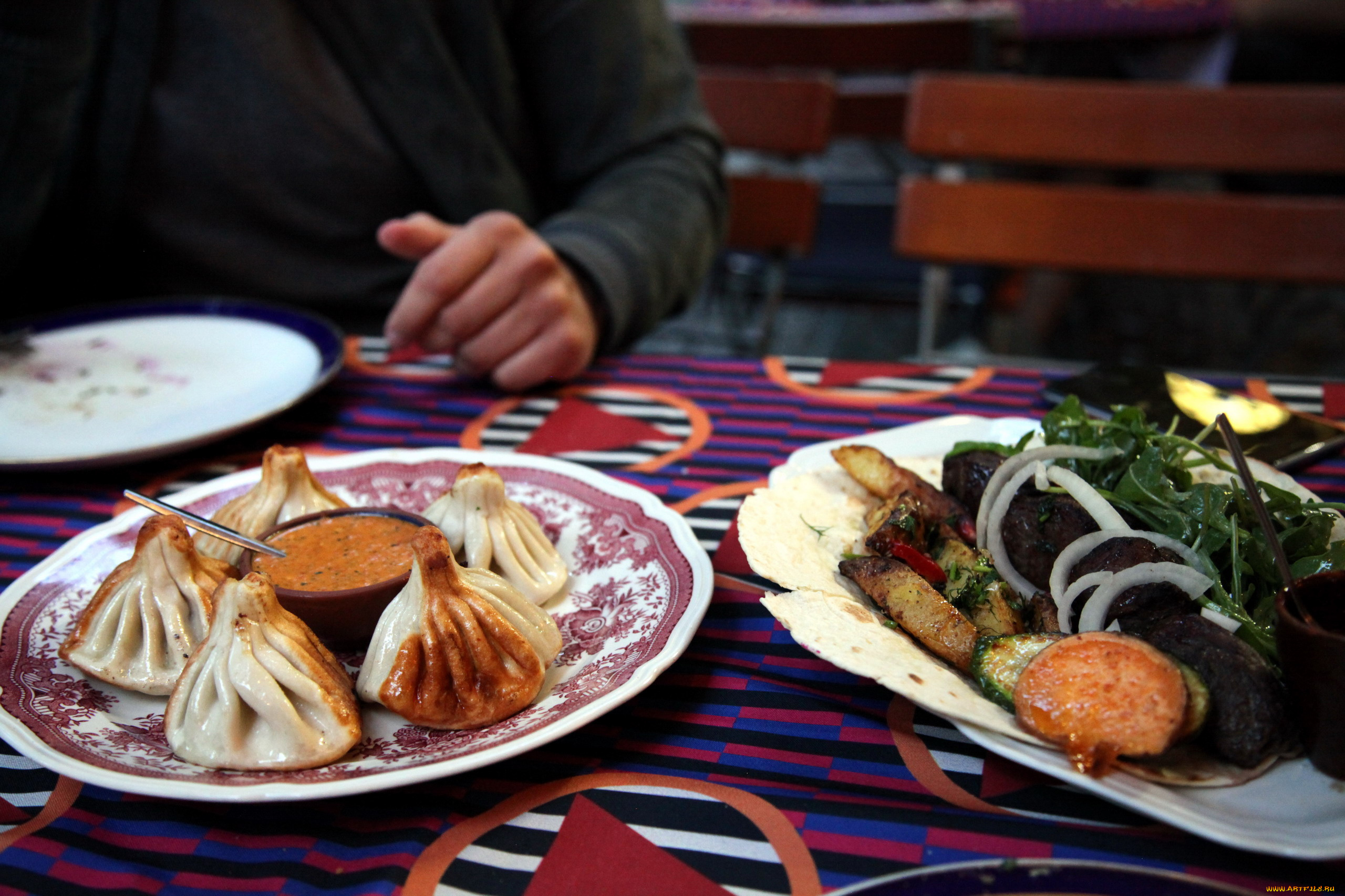 еда, пельмени, , манты, , вареники, соус, хинкали