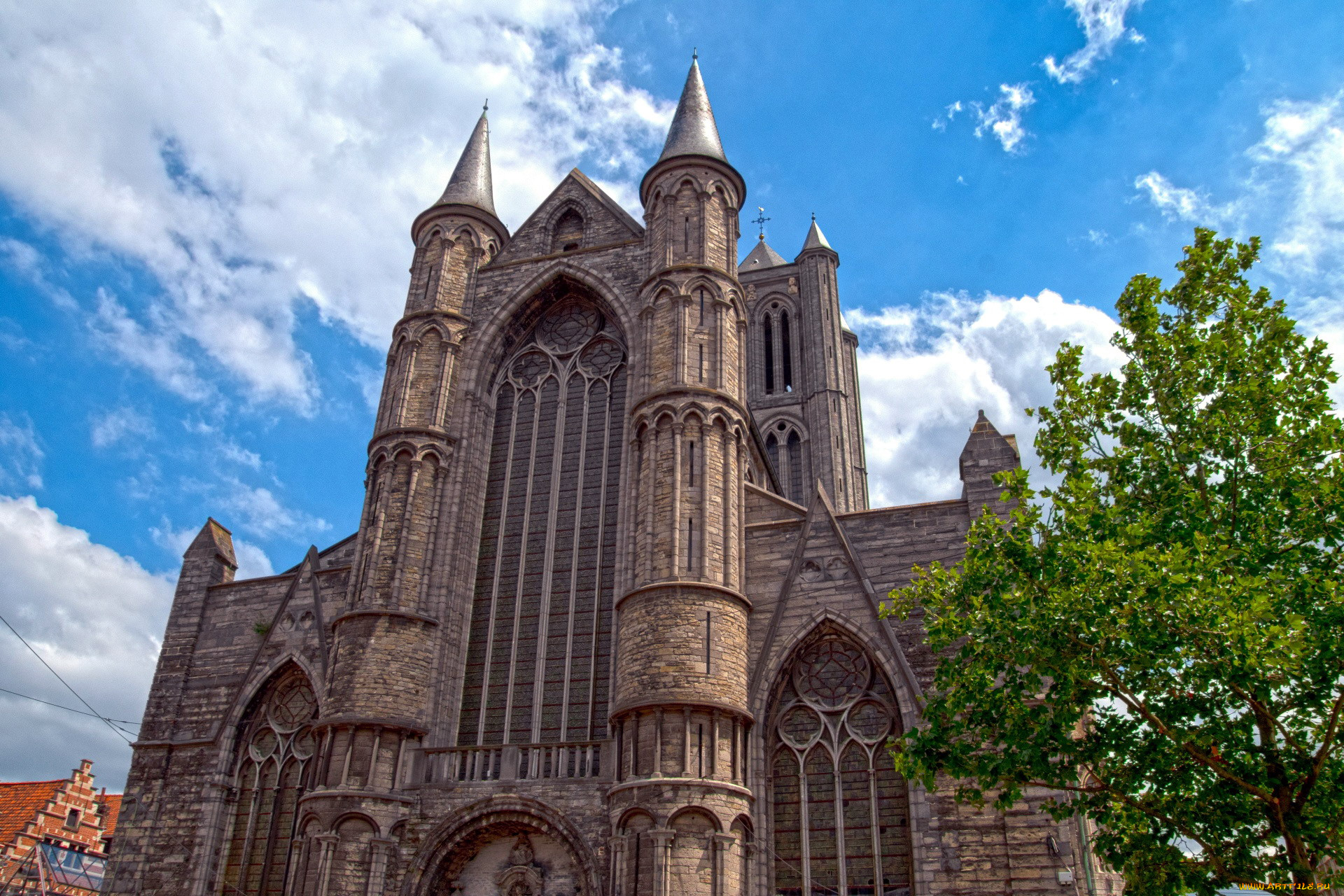 saint, nicholas, church, города, гент, , бельгия, saint, nicholas, church