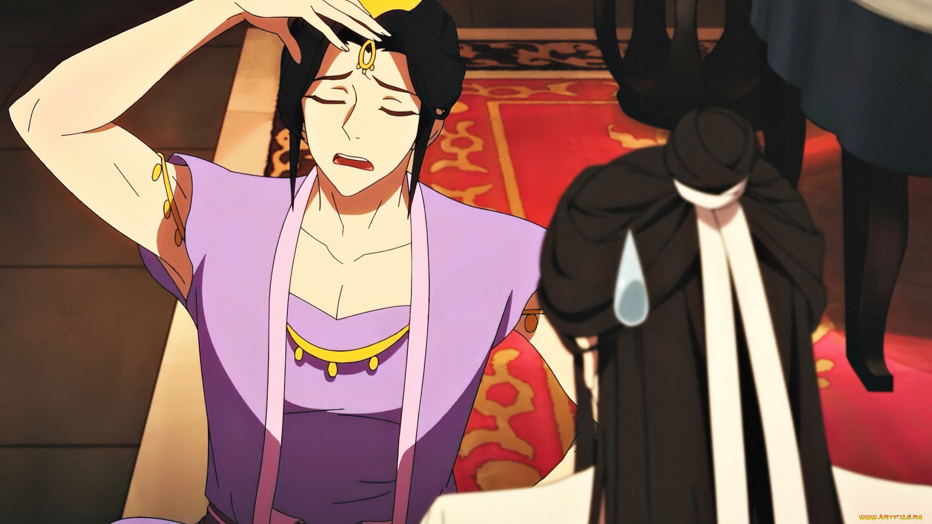 аниме, tian, guan, ci, fu, персонажи, наряд