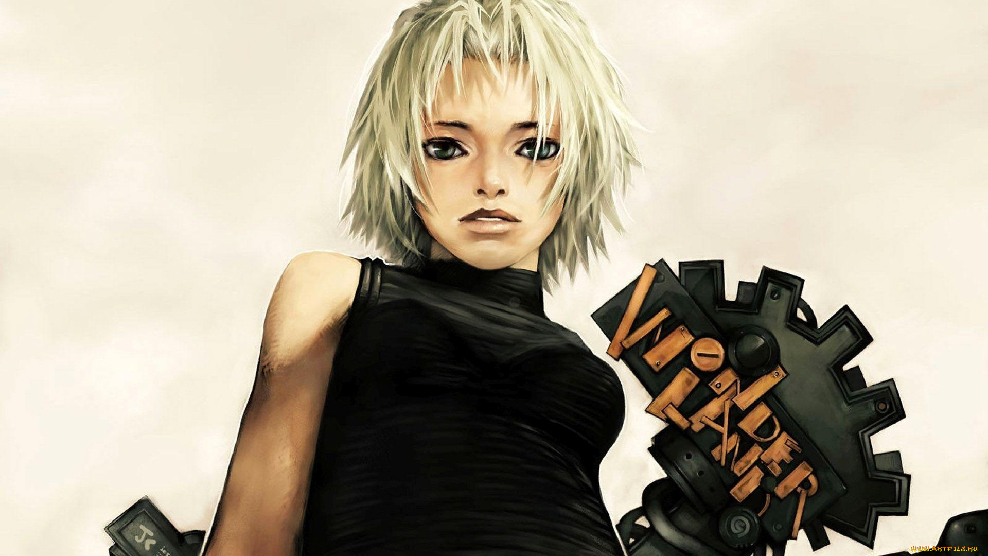 аниме, unknown, , другое, , блондинка, топ, механизм