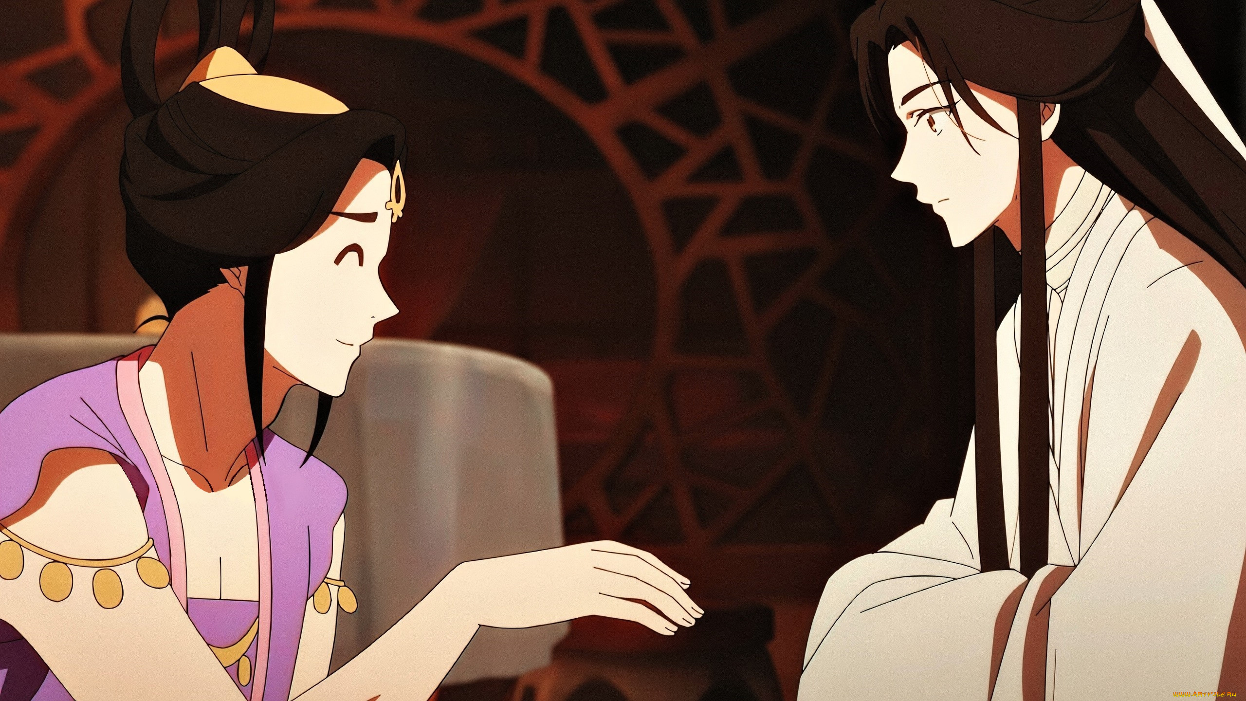 аниме, tian, guan, ci, fu, персонажи, наряд