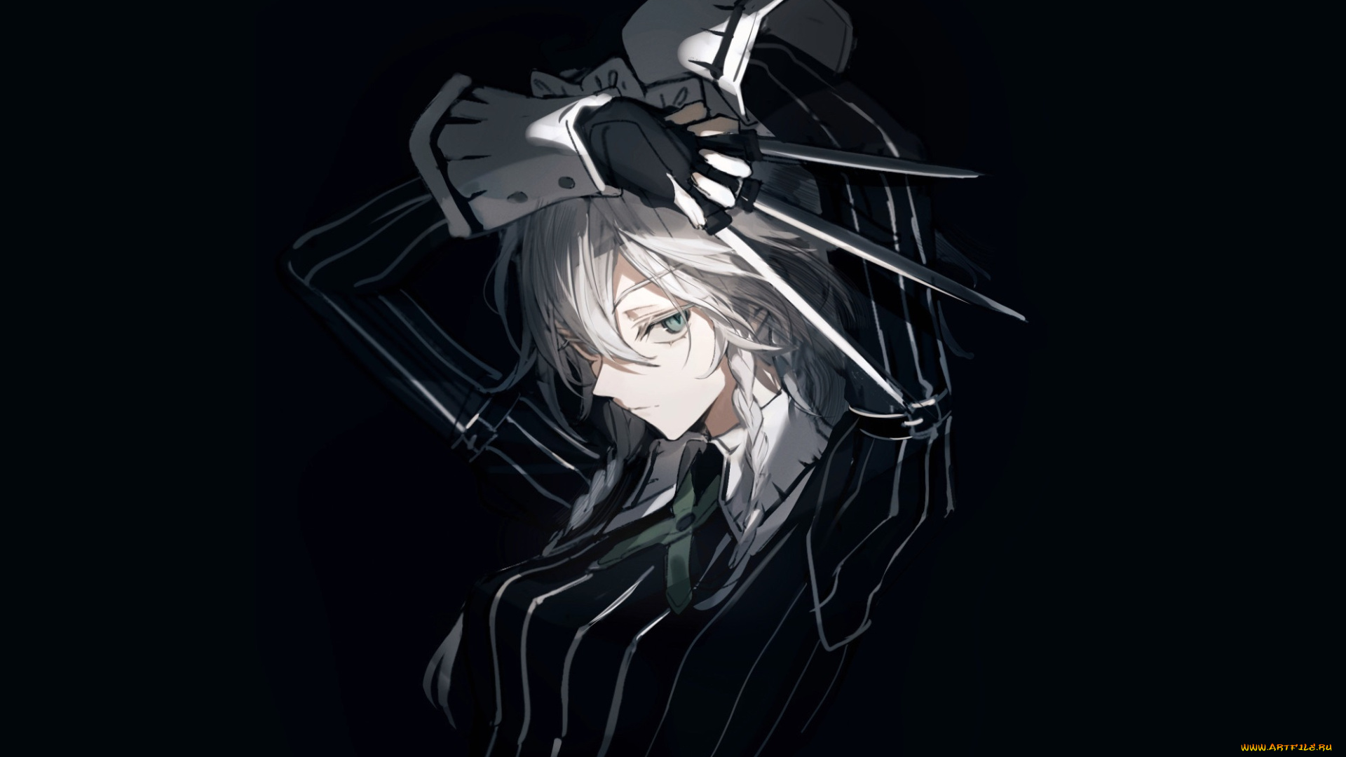 аниме, touhou, девушка