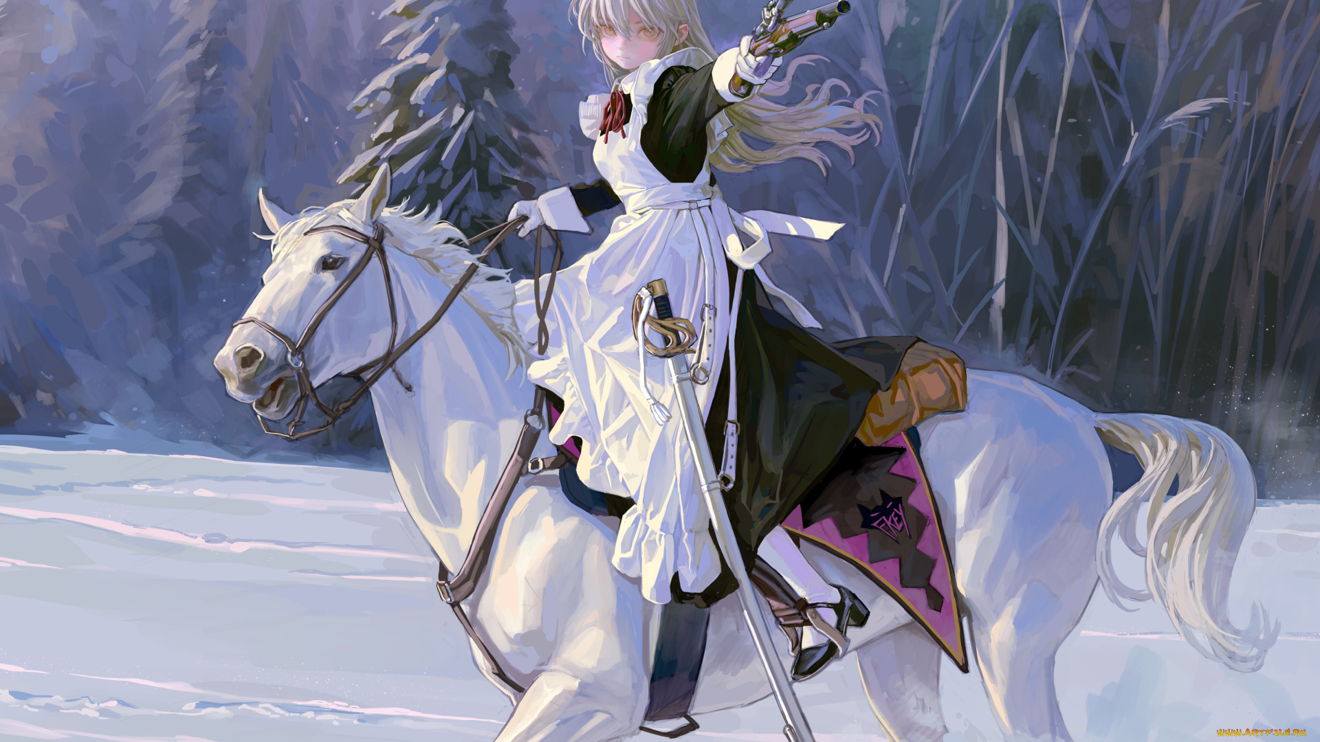 аниме, животные, , существа, девушка