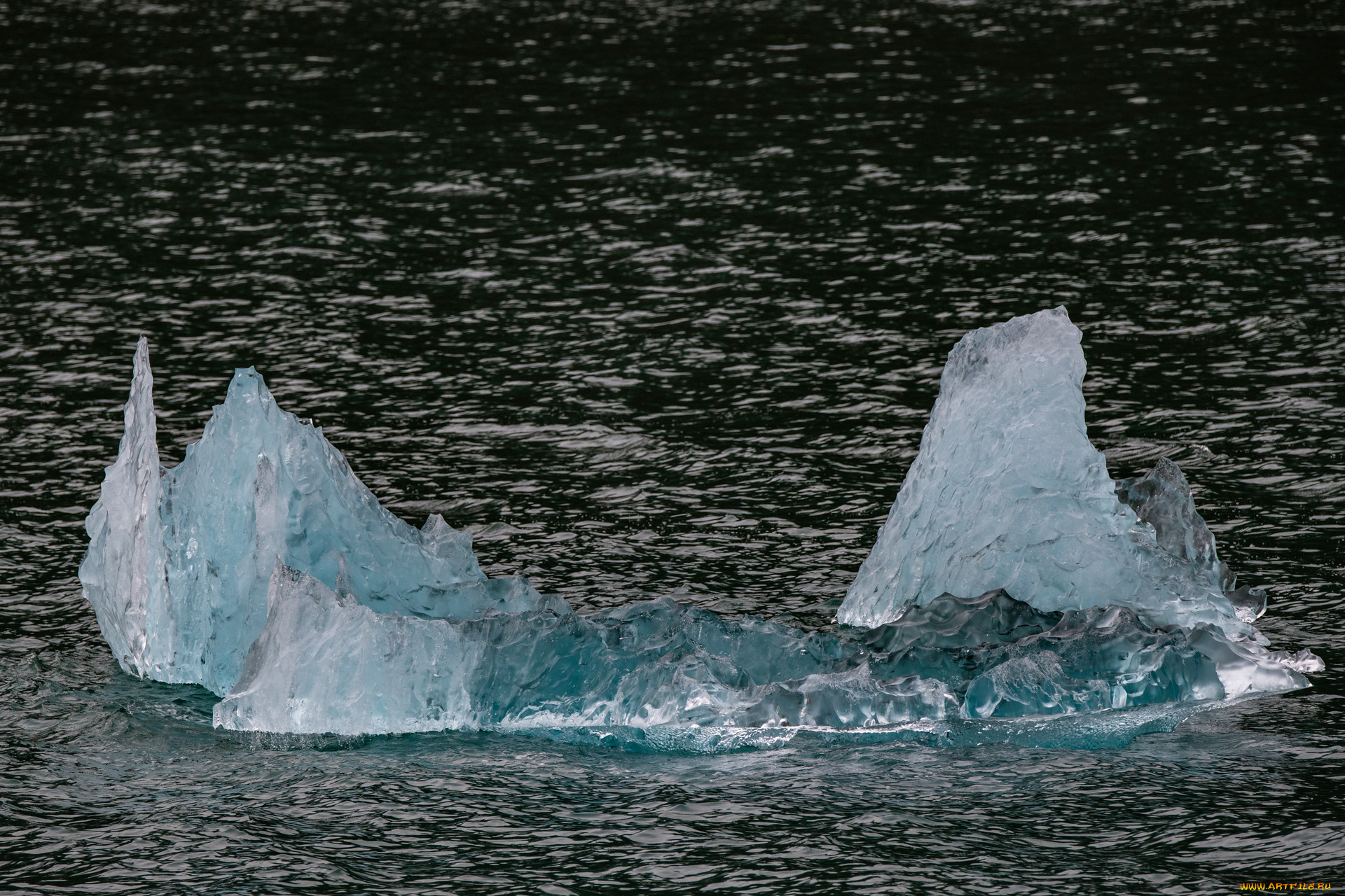 природа, айсберги, и, ледники, айсберг