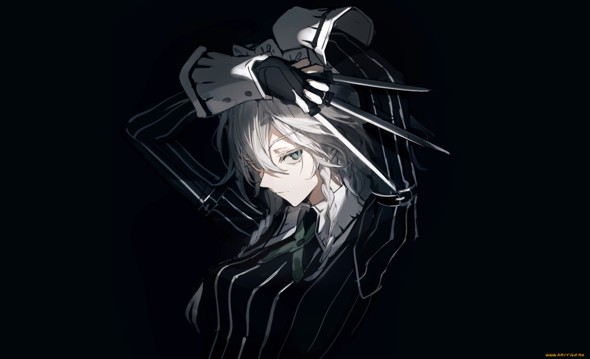 аниме, touhou, девушка