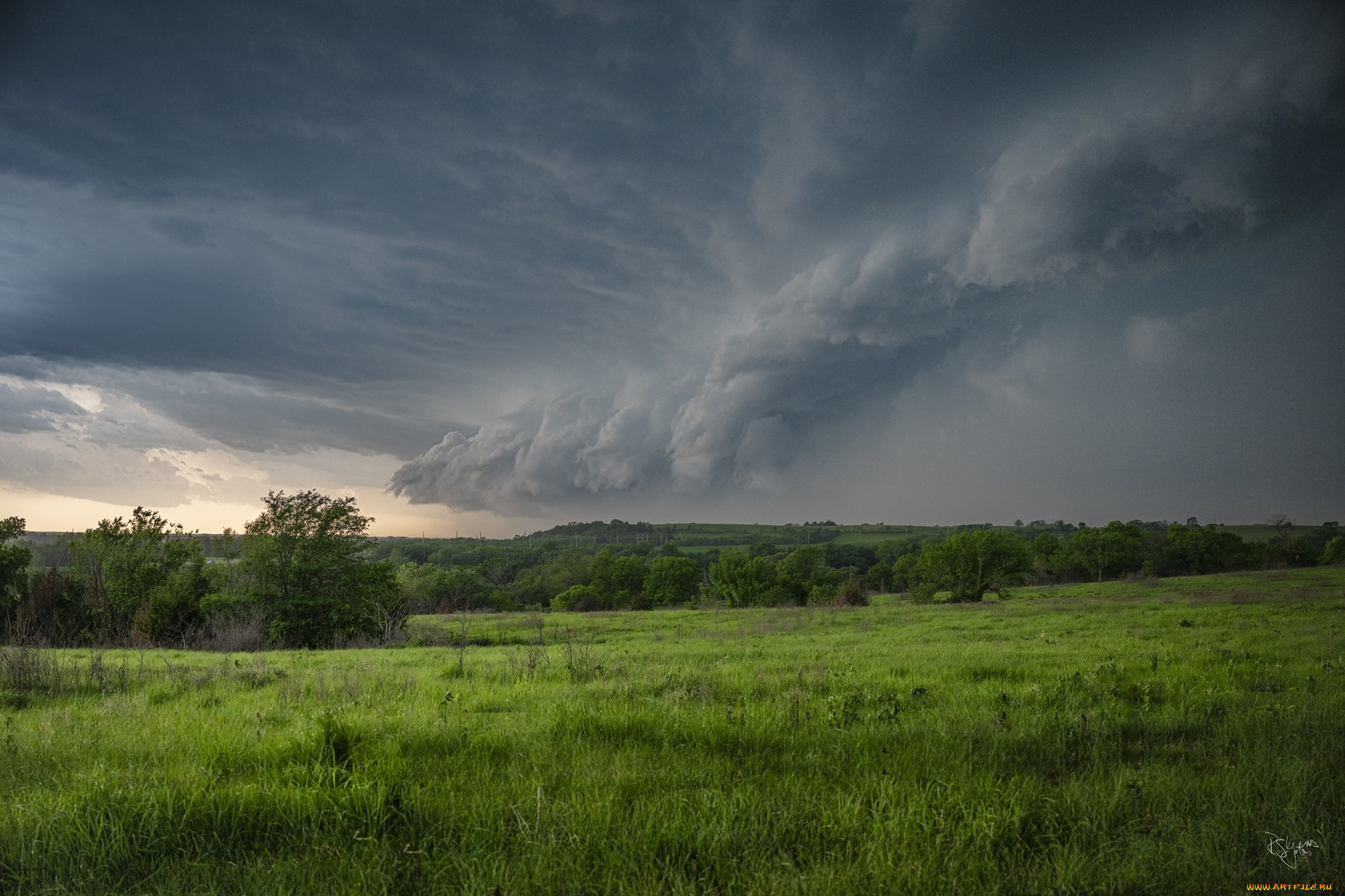 природа, поля, пейзаж