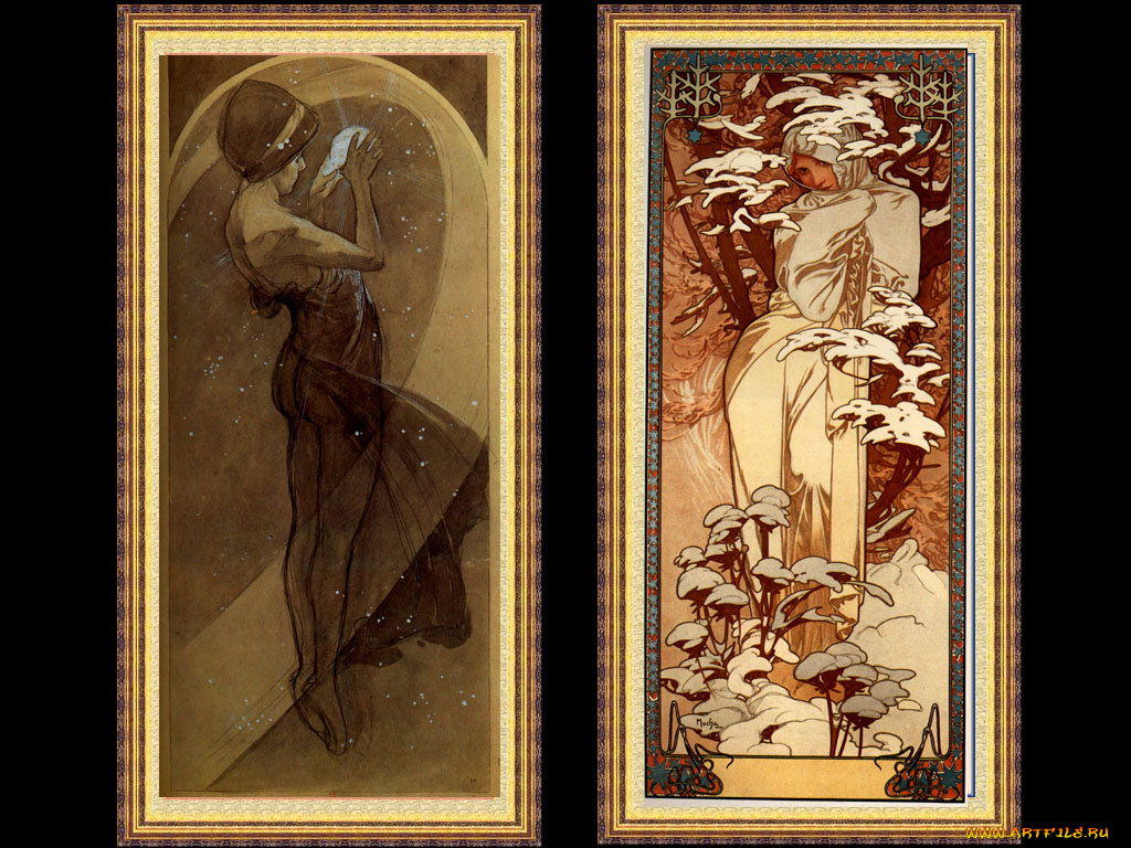 рисованные, люди