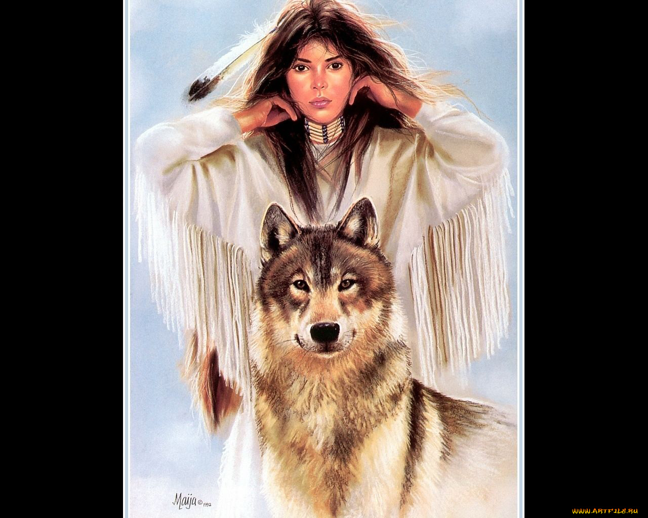 рисованные, люди