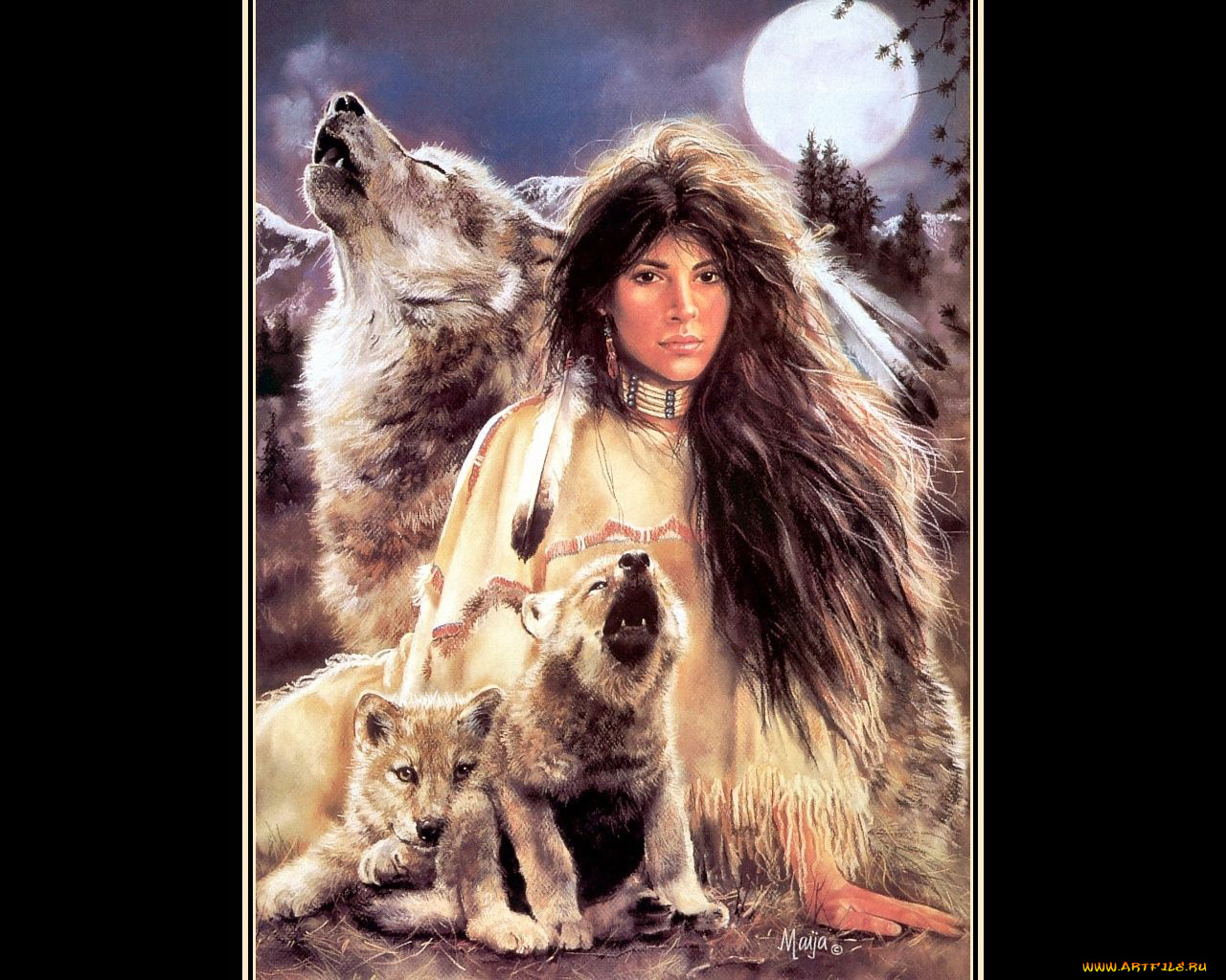 рисованные, люди