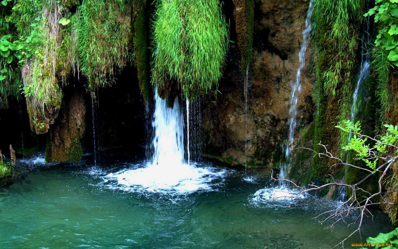 природа, водопады