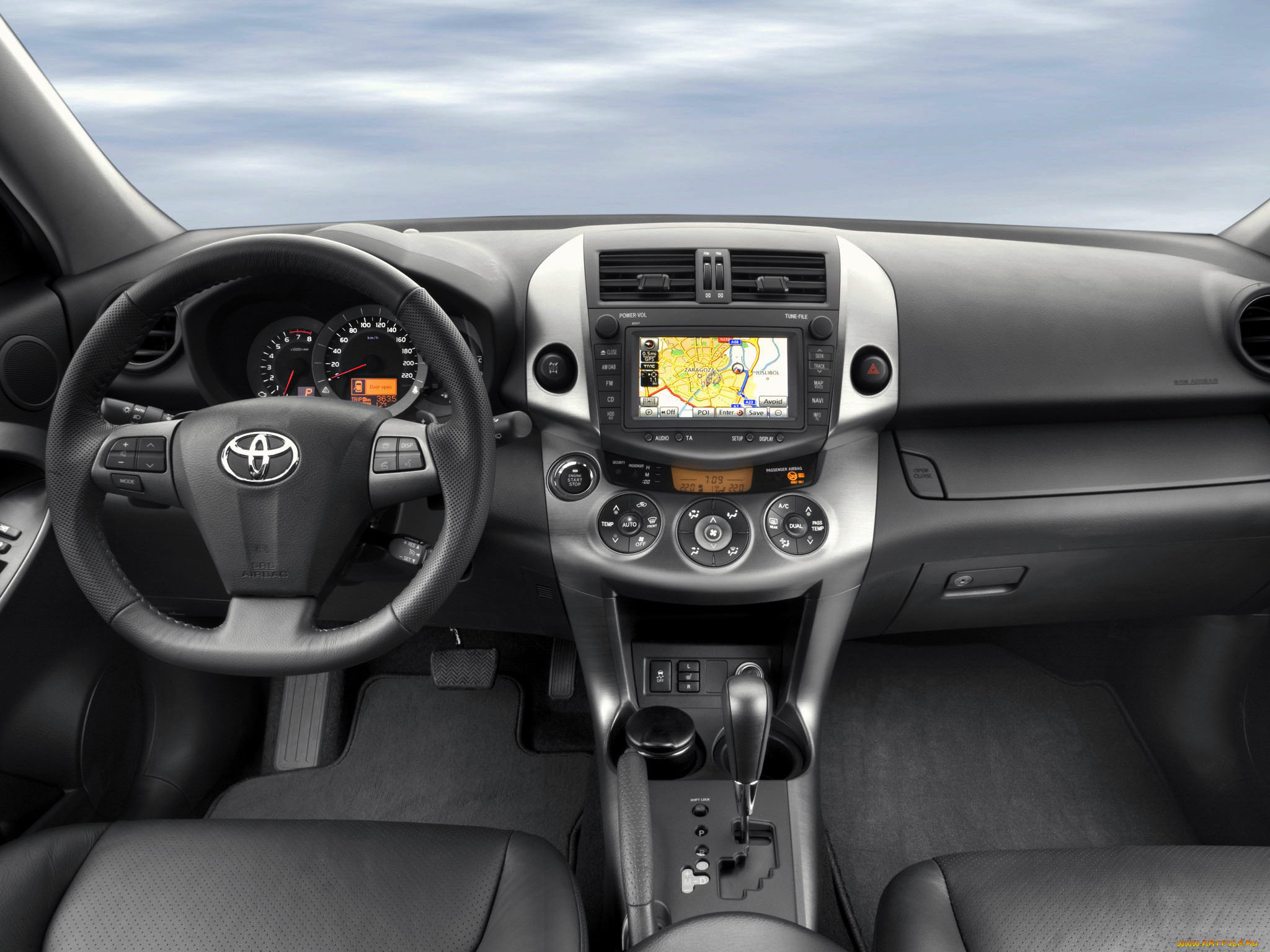 rav4, 2009, автомобили, спидометры, торпедо