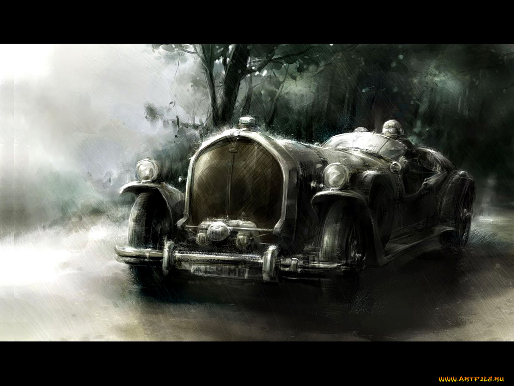 рисованные, авто, мото