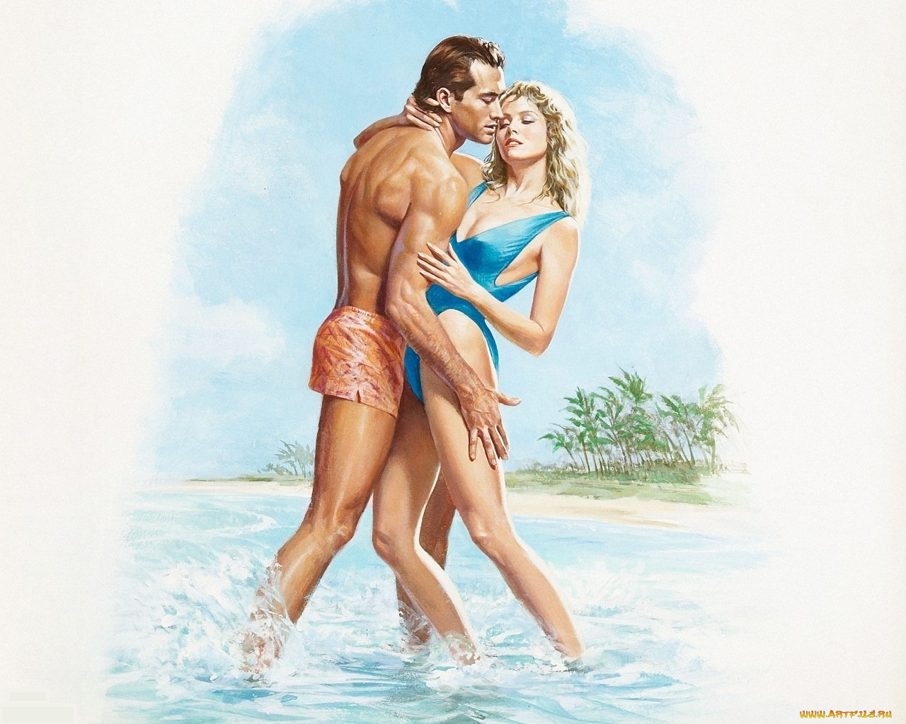 рисованные, люди