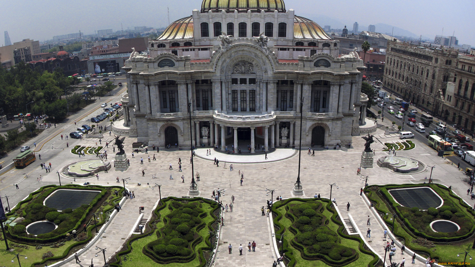 palacio, de, bellas, artes, мехико, города, дворцы, замки, крепости, мексика