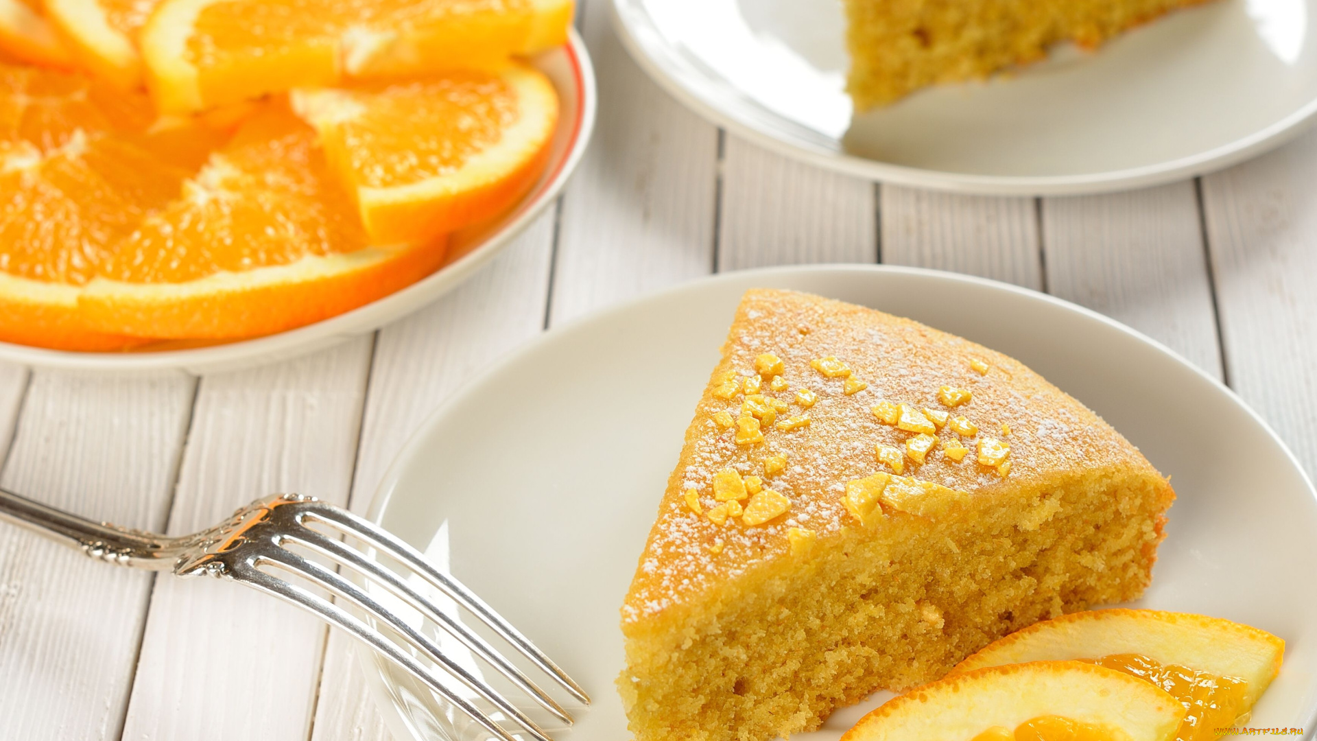 еда, пироги, пирог, апельсины