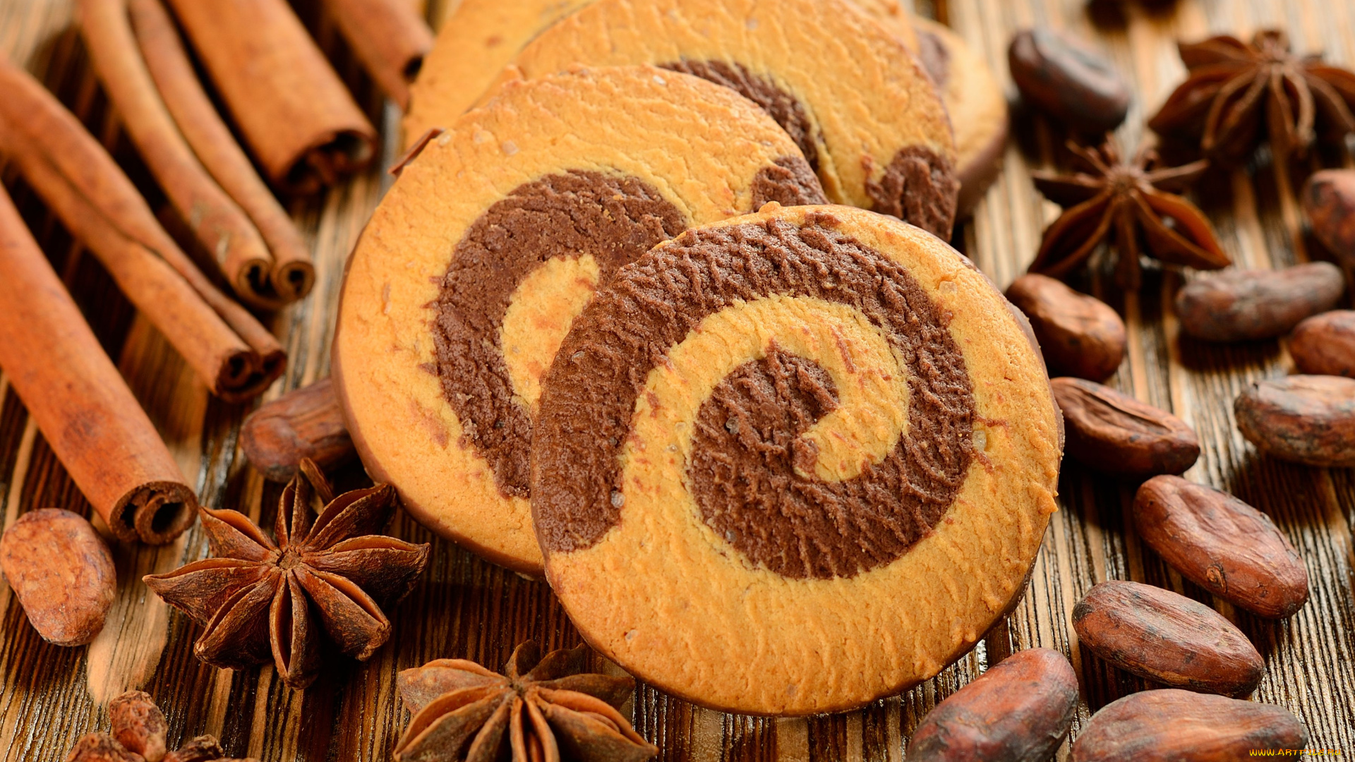 еда, пирожные, кексы, печенье, какао-бобы