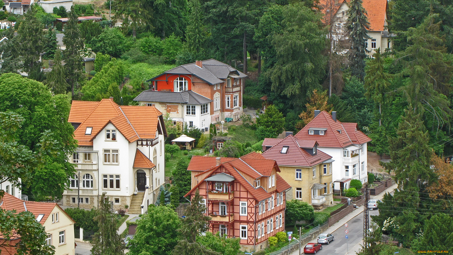 германия, бланкенбург, города, панорамы, дома, панорама, улицы