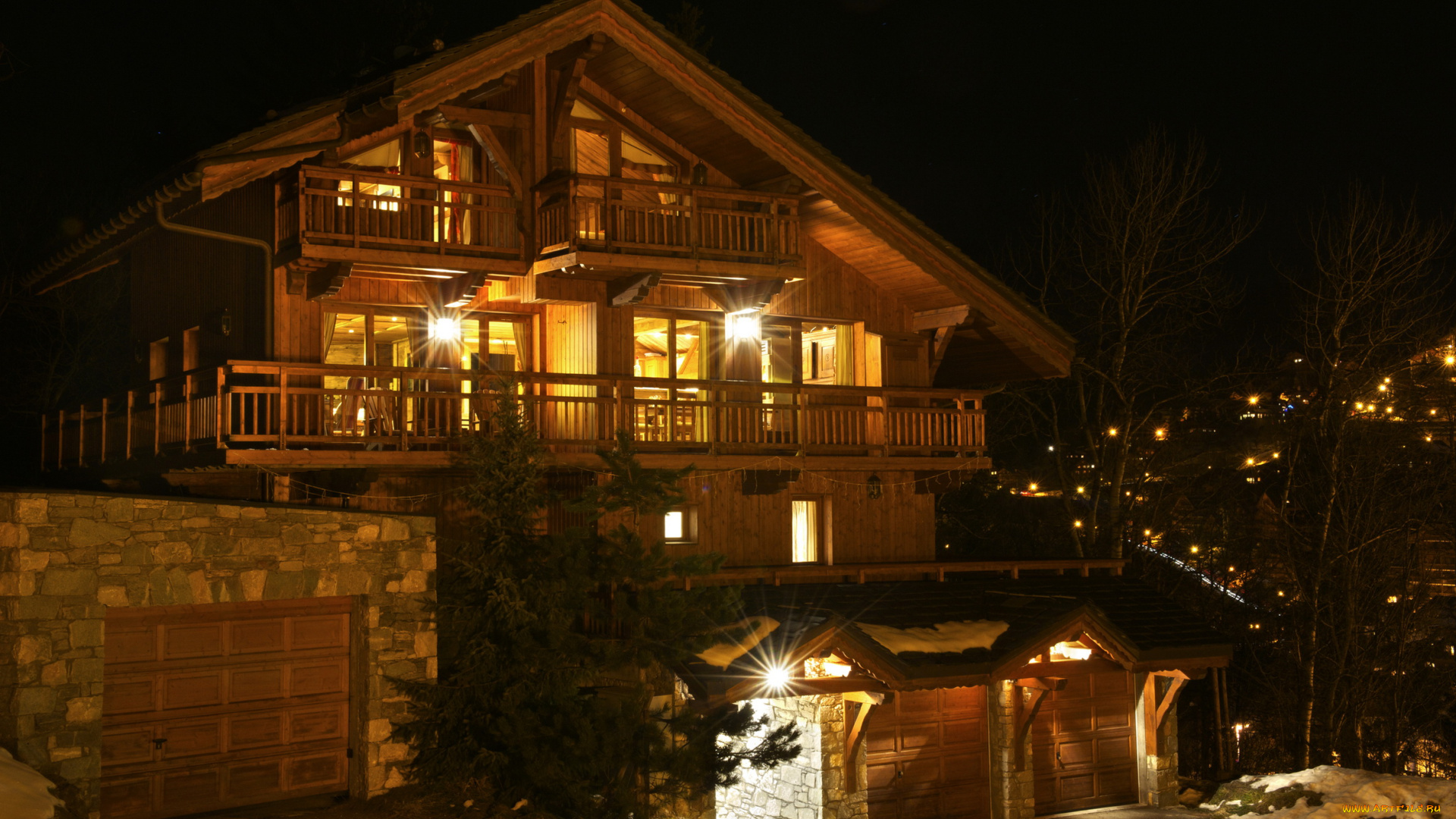 мерибель, франция, города, здания, дома, зима, вилла, курорт