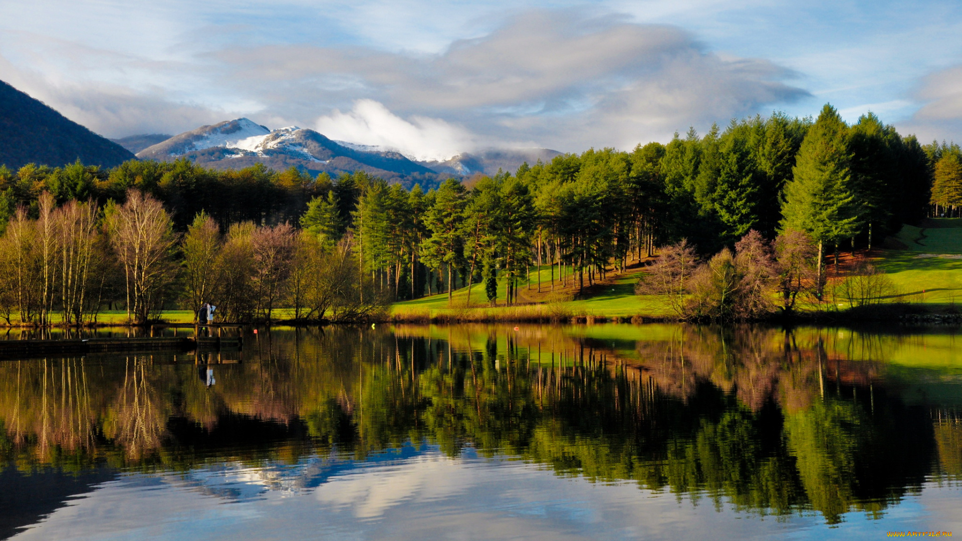 природа, реки, озера, осень, лес, река, отражение