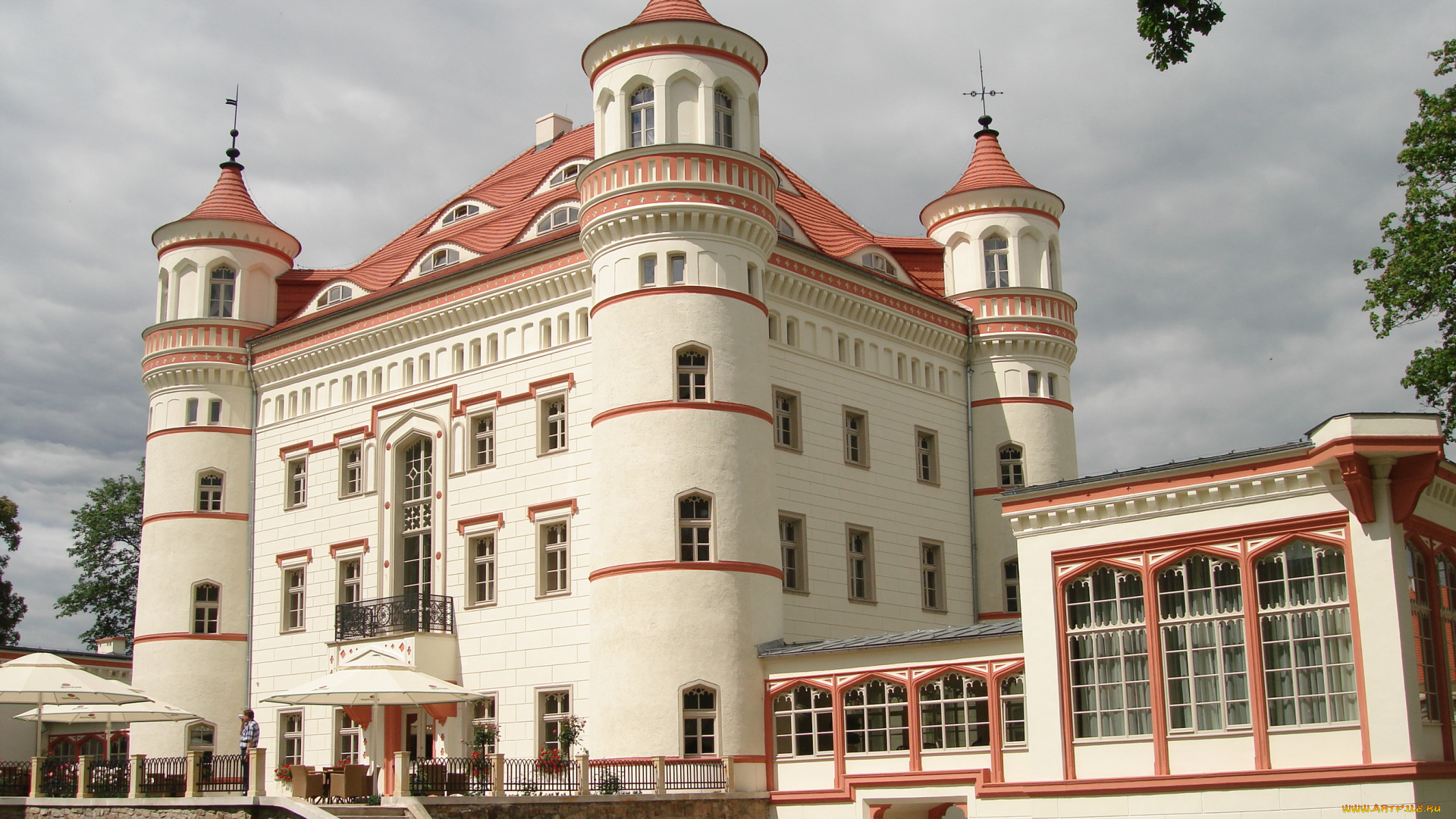 wojanоw, palace, польша, города, дворцы, замки, крепости, дворец