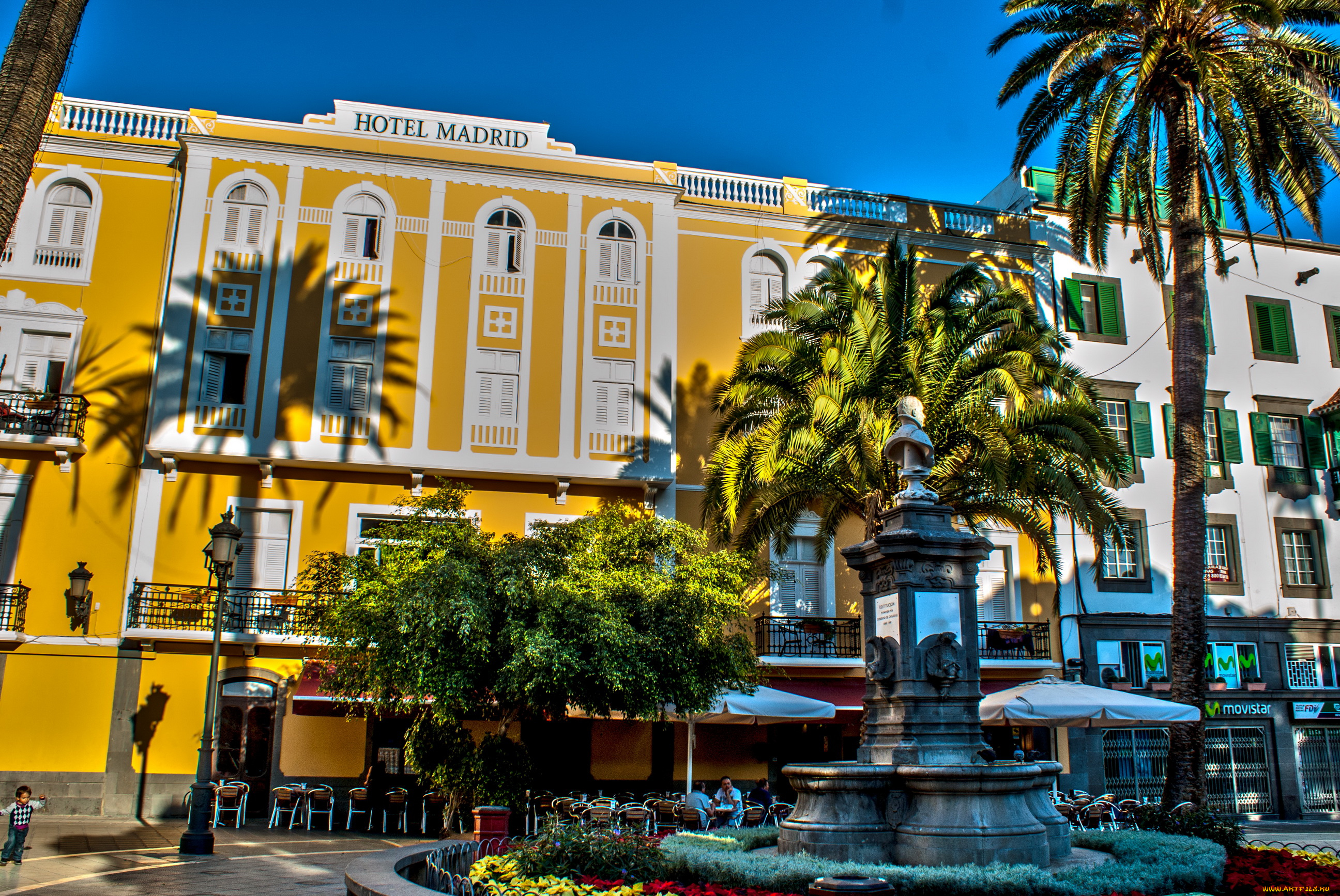 испания, канарские, ва, лас, пальмас, де, гран, канария, города, улицы, площади, набережные, улица, здания