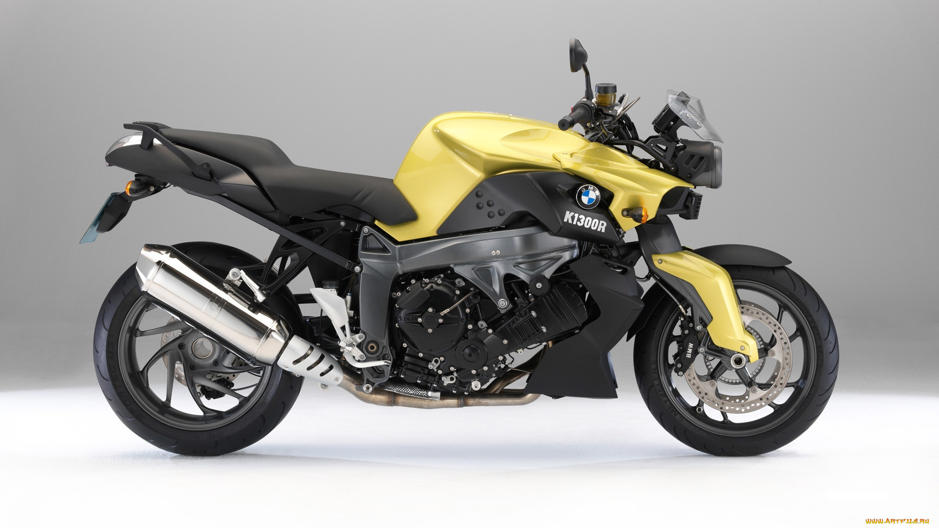 мотоциклы, bmw, k-1300, r, 2010, желтый