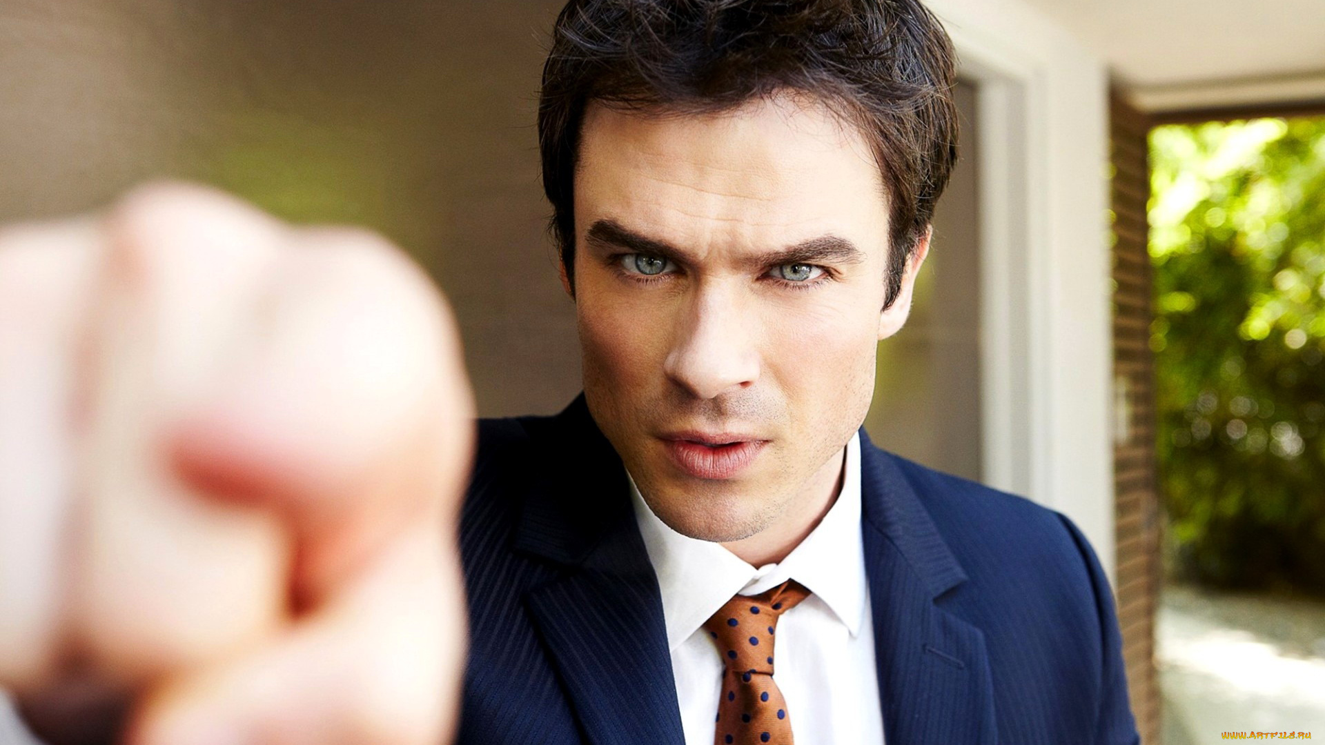 мужчины, ian, somerhalder, жест