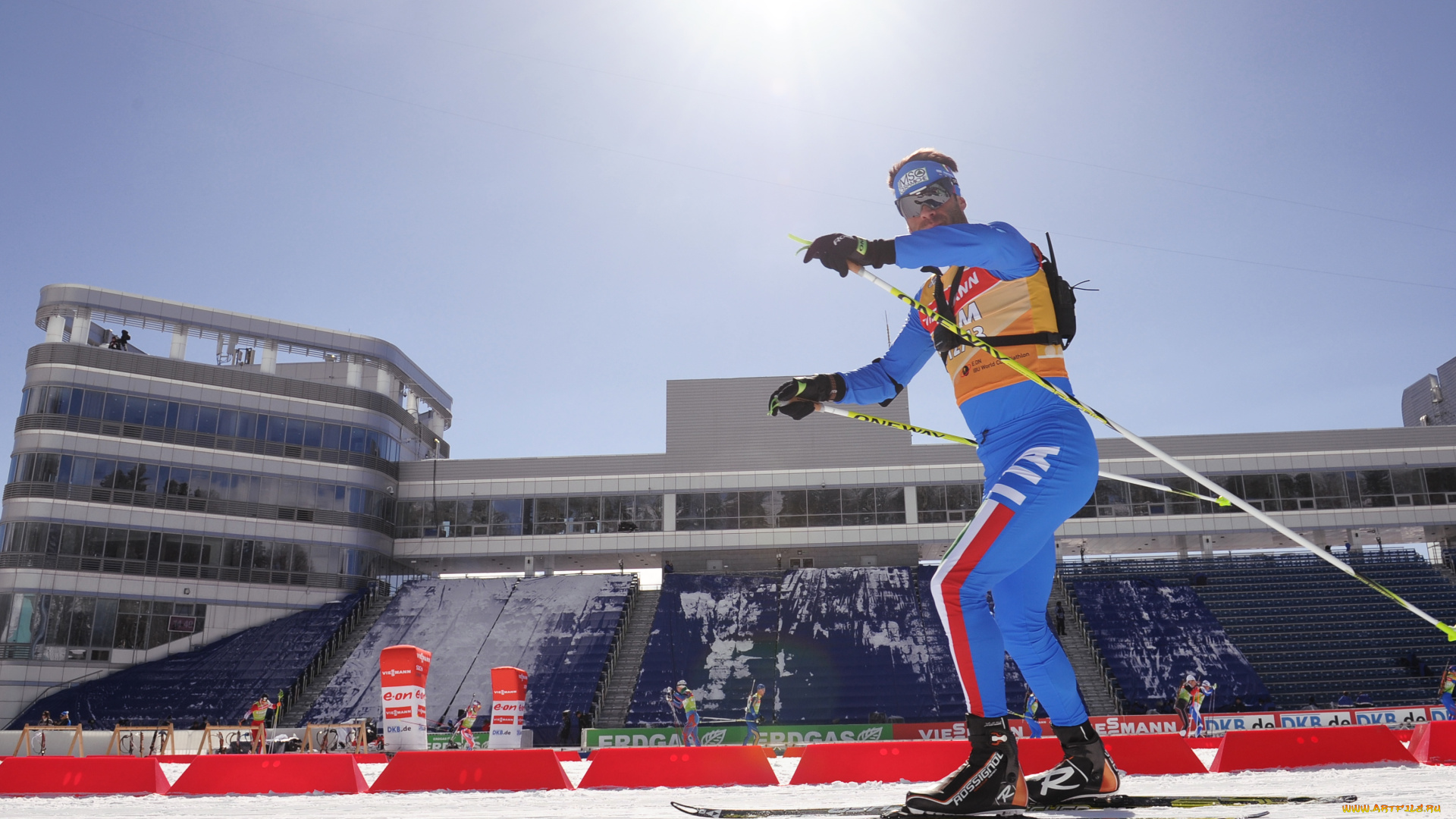 спорт, лыжный, спорт, лыжи, лыжник, стадион, спортсмен