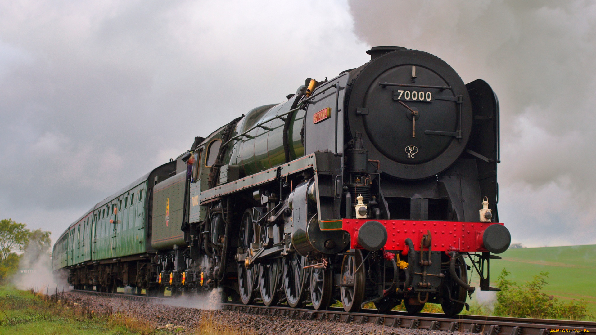 техника, паровозы, паровоз, вагоны