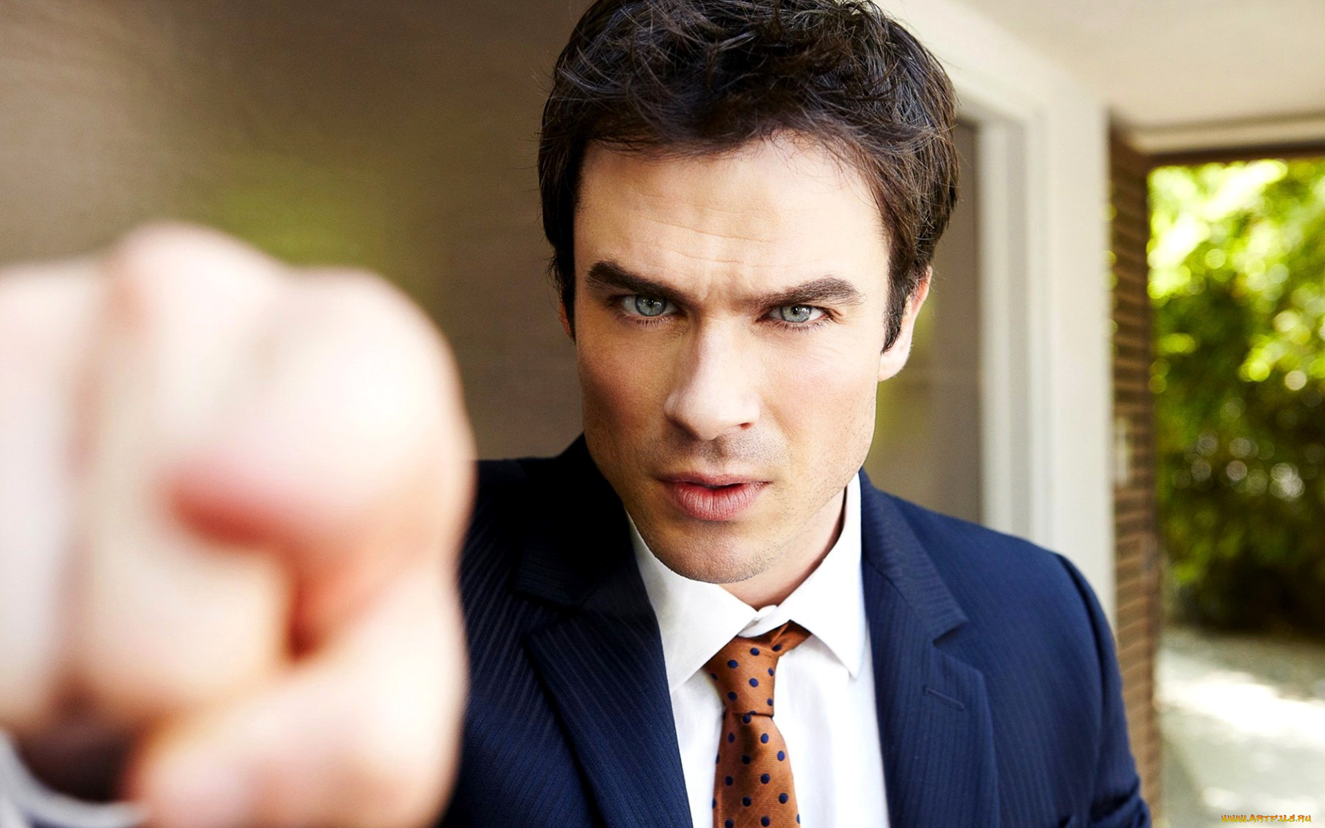 мужчины, ian, somerhalder, жест