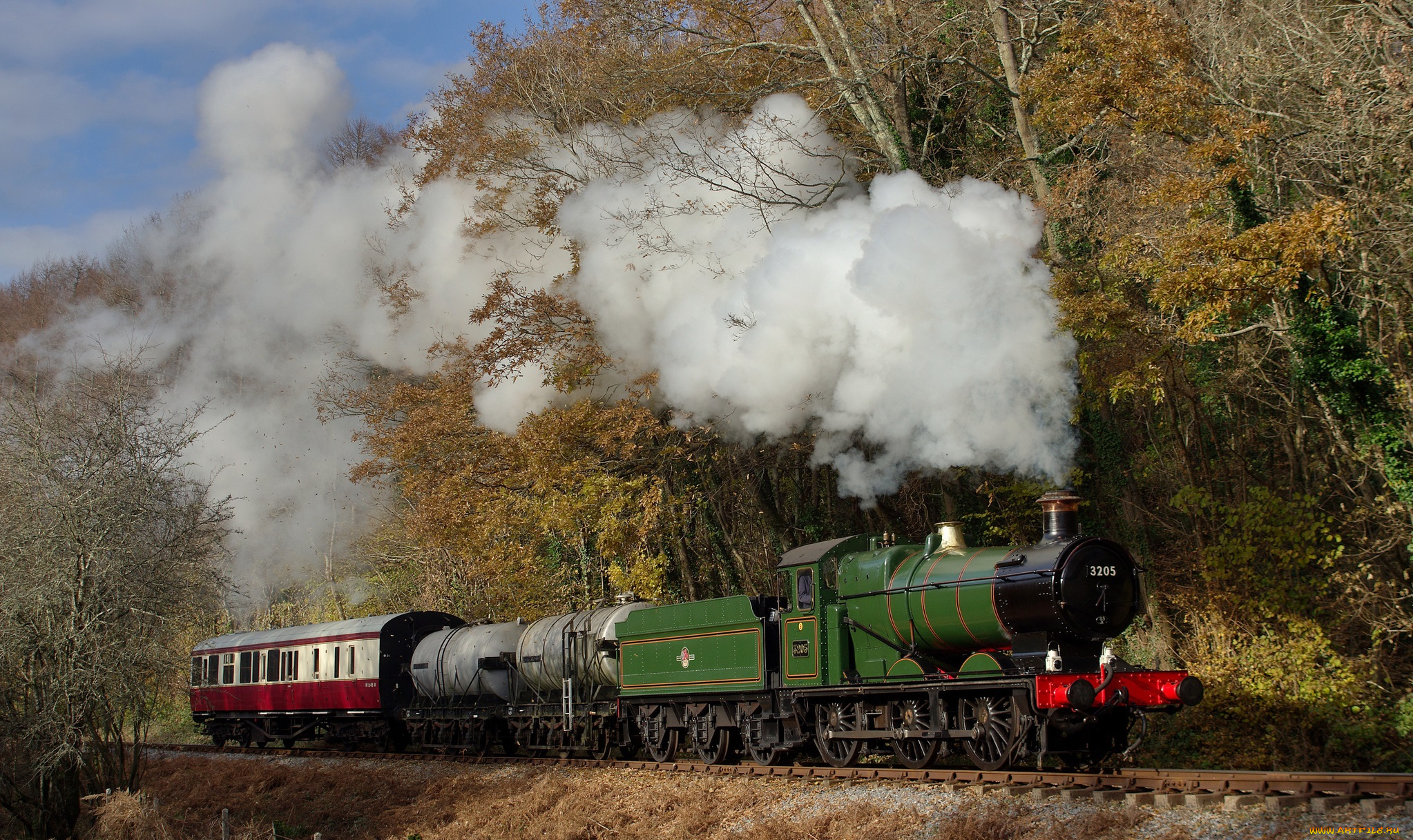 техника, паровозы, паровоз, вагоны