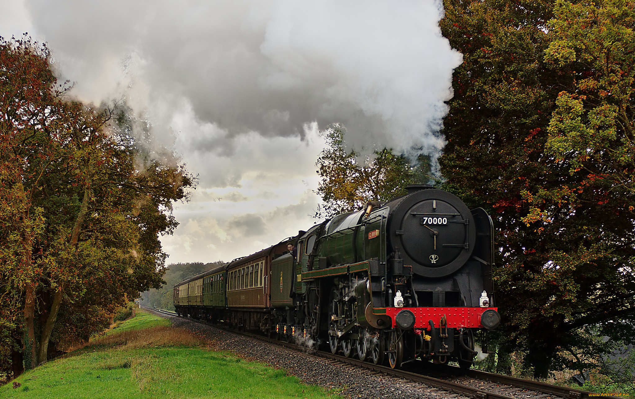 техника, паровозы, паровоз, вагоны