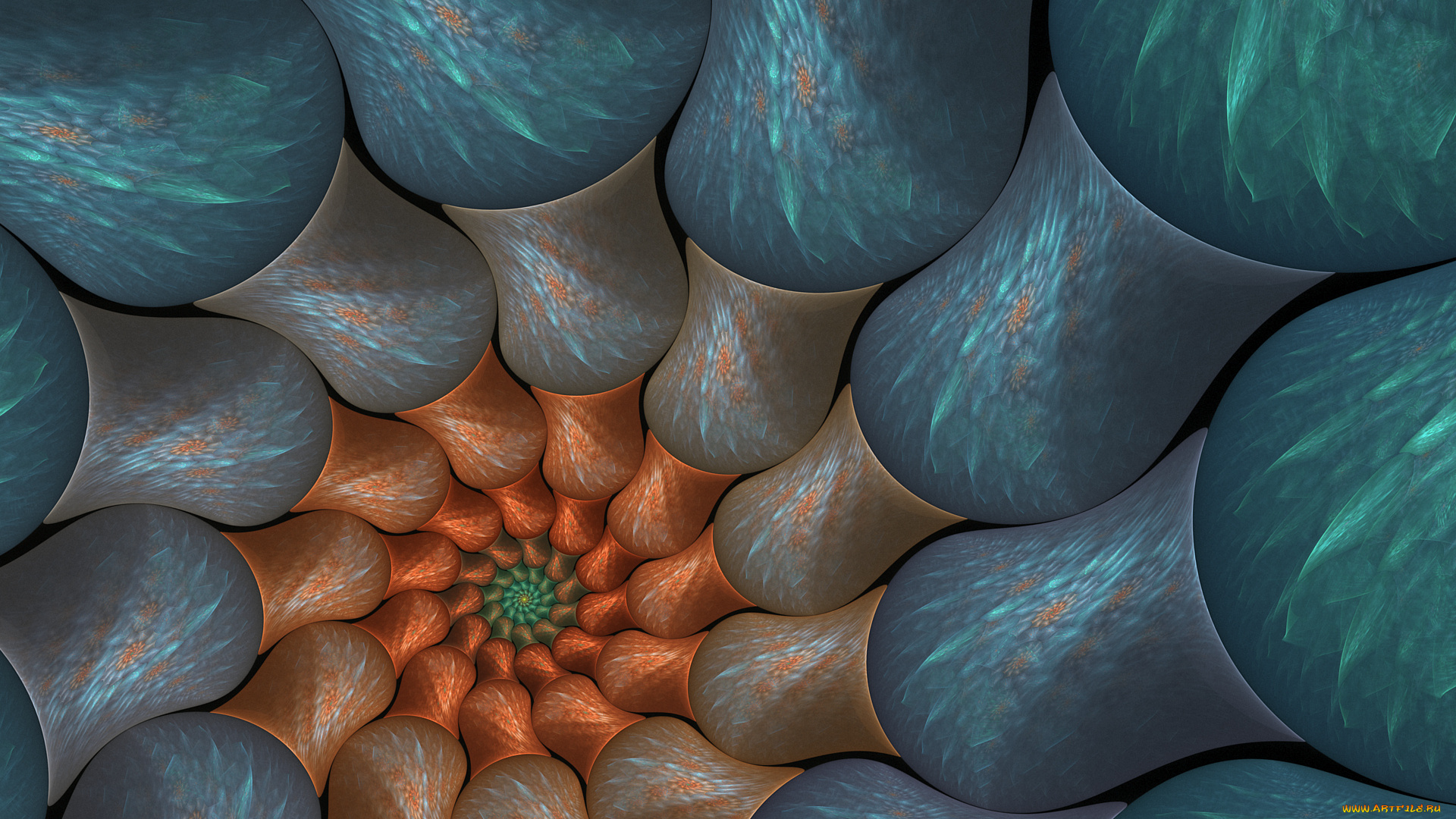 3д, графика, фракталы, , fractal, узор, фон, цвета