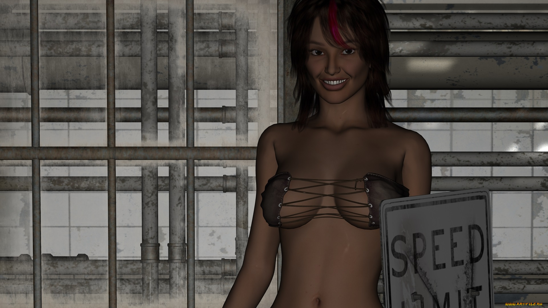 3д, графика, люди, , people, улыбка, фон, девушка, взгляд