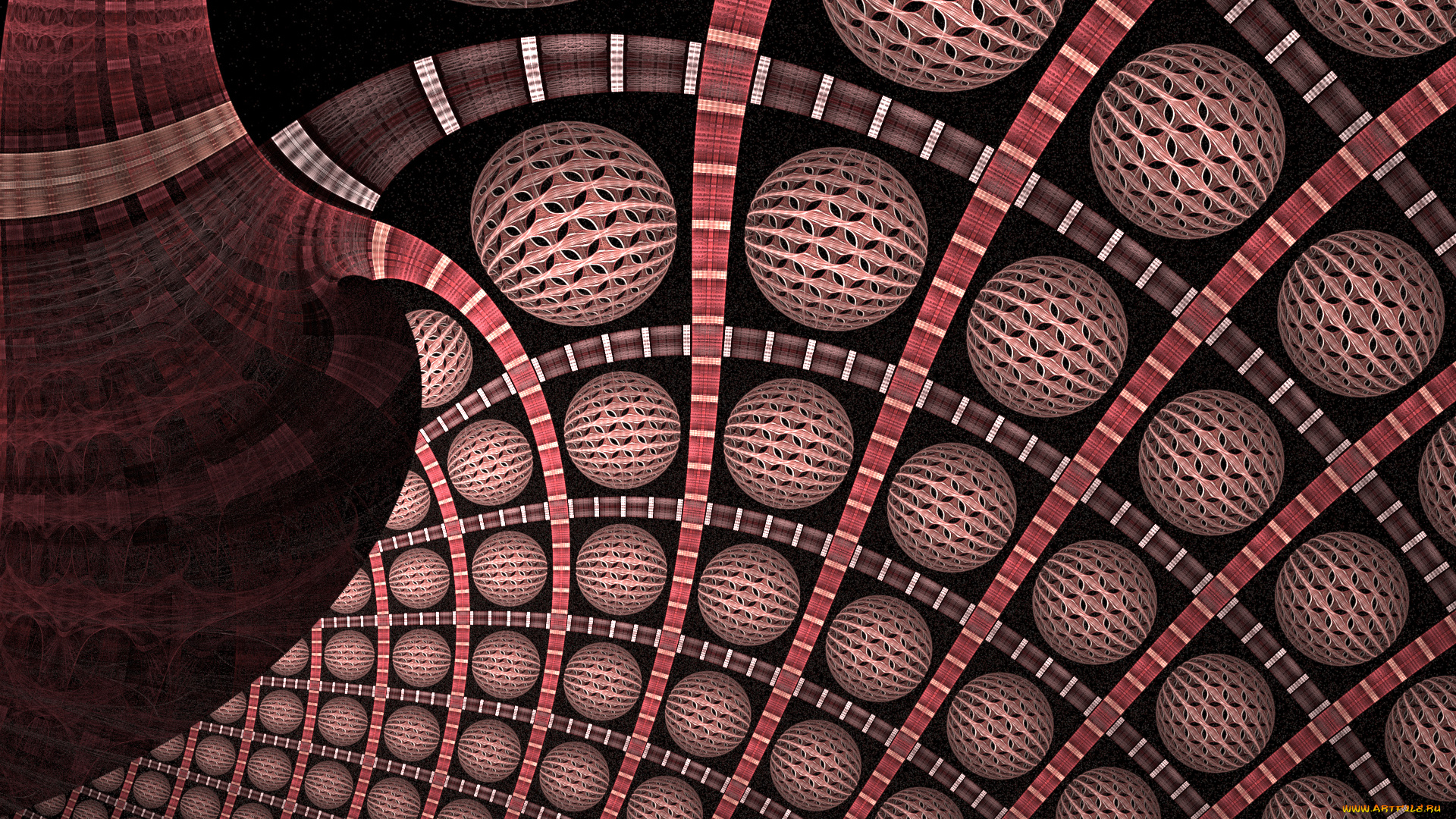 3д, графика, фракталы, , fractal, цвета, фон, узор