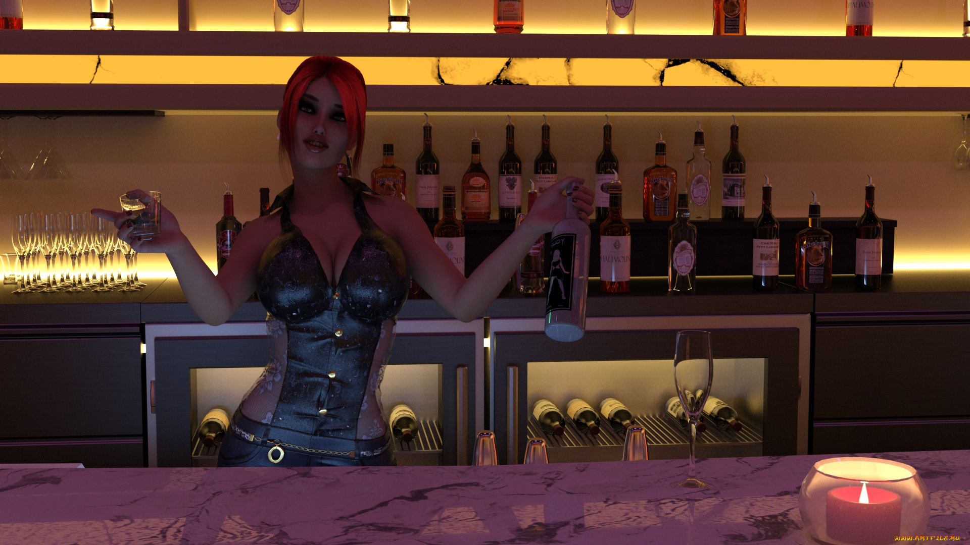 3д, графика, люди, , people, фон, взгляд, девушка